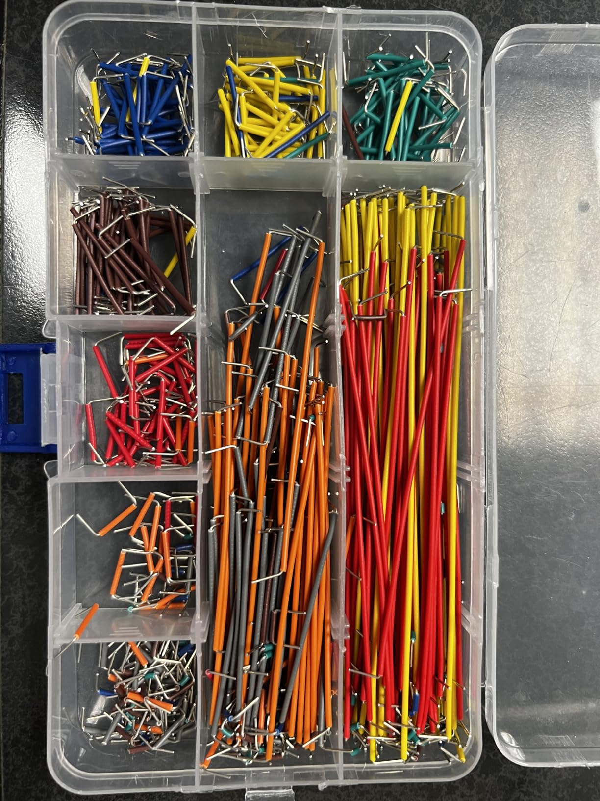 AUSTOR 560 Pieces Jumper Wire Kit Preformed Breadboard Jumper Wire | 14 Lengths Assorted, with Free Box customer photo 1
