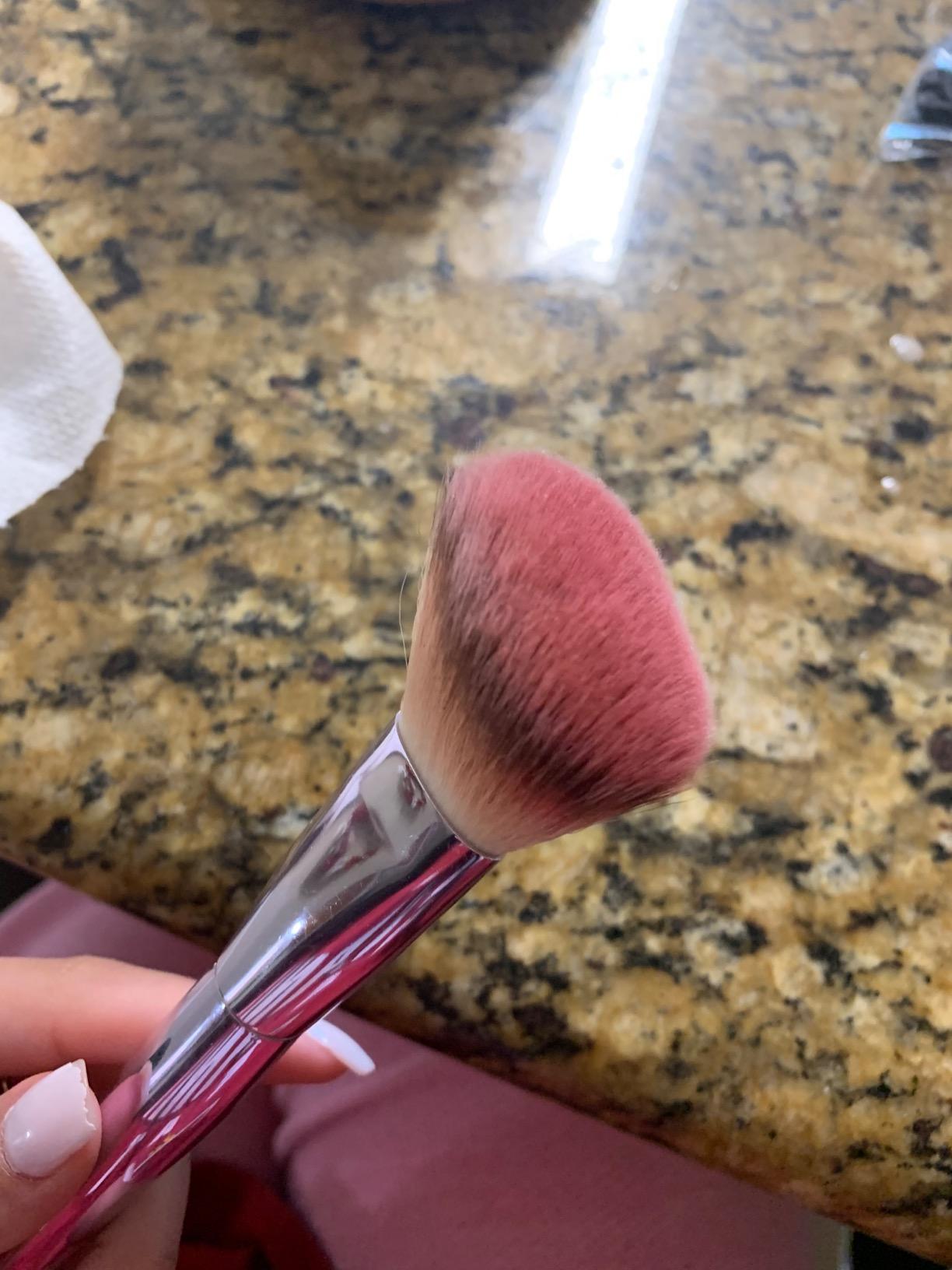 Kleem Electric Makeup Brush Cleaner Machine | Automatic Makeup Brush Washer & Spinning Dryer with Free Cleaner Shampoo | Dual-Fiber Bristles for Eyeshadow & Foundation | Made in USA | Black customer photo 2