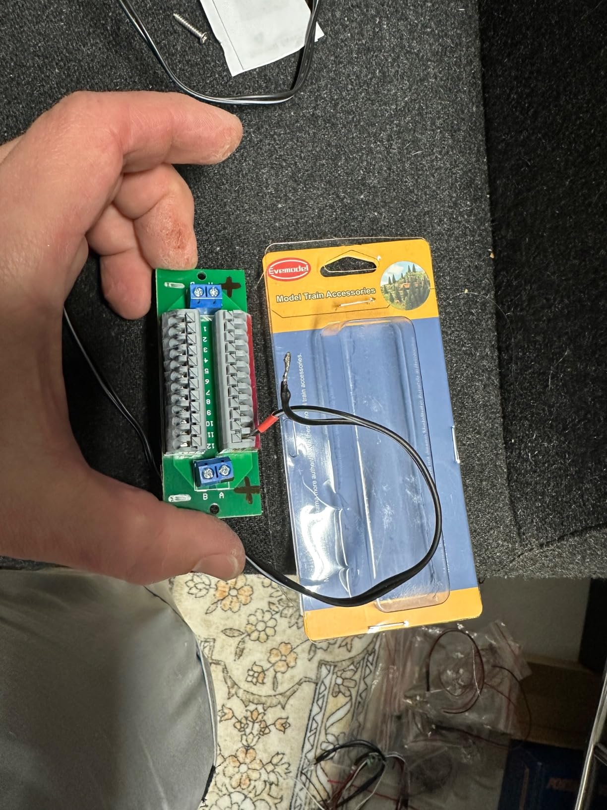 Evemodel 1X 12 Position Prewired Power Distribution Board Block 2 Inputs 2 x 13 Outputs for DC AC Voltage customer photo 1
