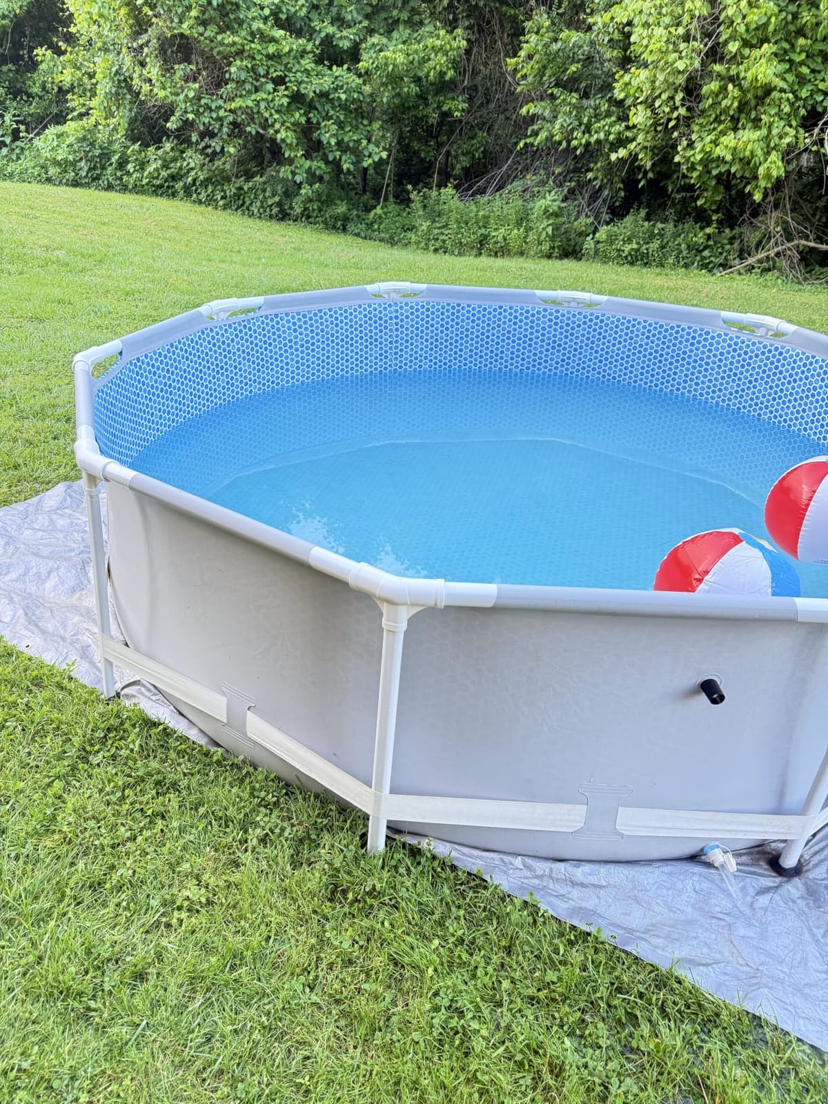 INTEX Prism Frame 10ft x 30in Round Above Ground Swimming Pool Set w/Pump customer photo 1