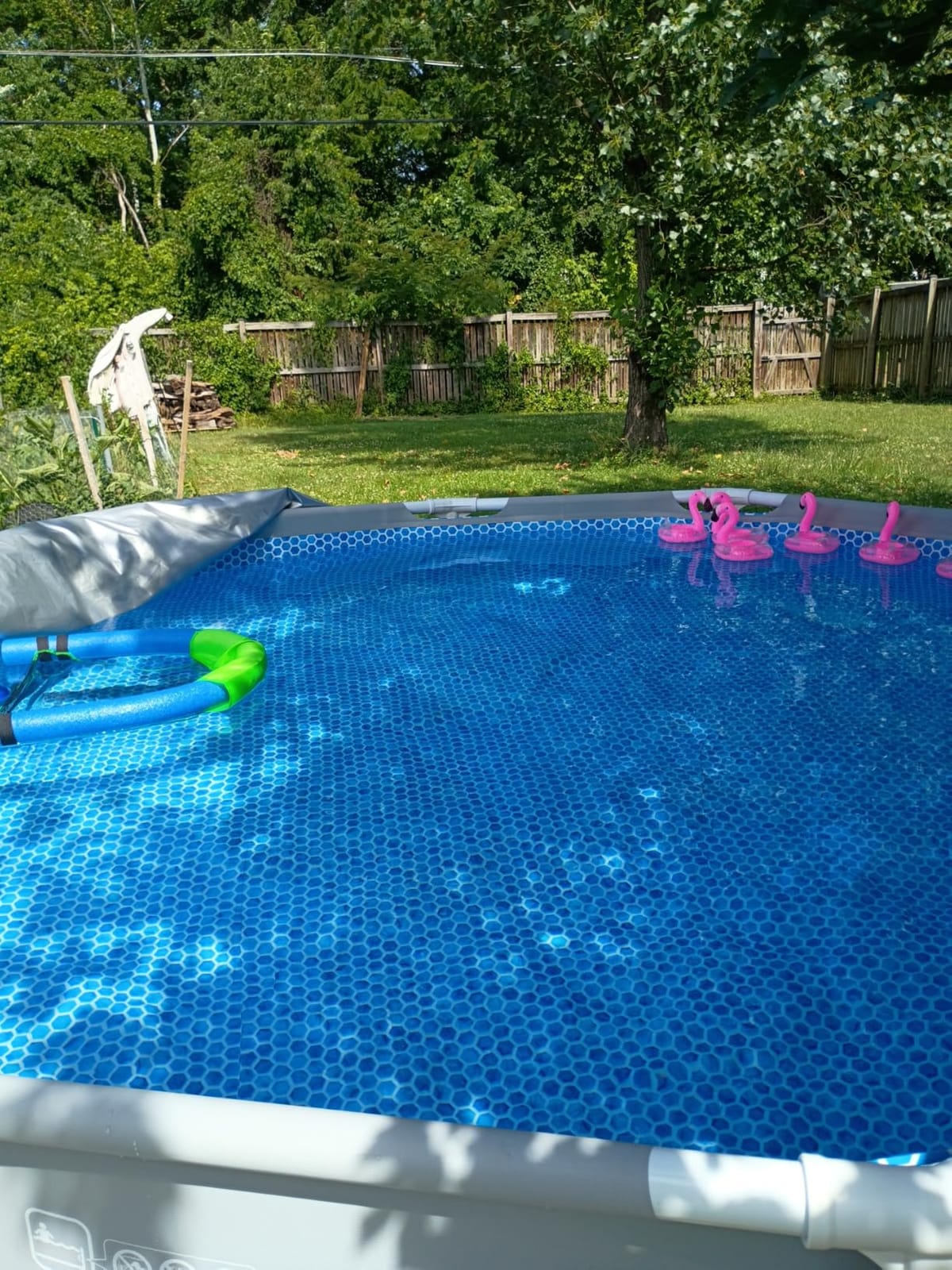 INTEX Prism Frame 10ft x 30in Round Above Ground Swimming Pool Set w/Pump customer photo 2