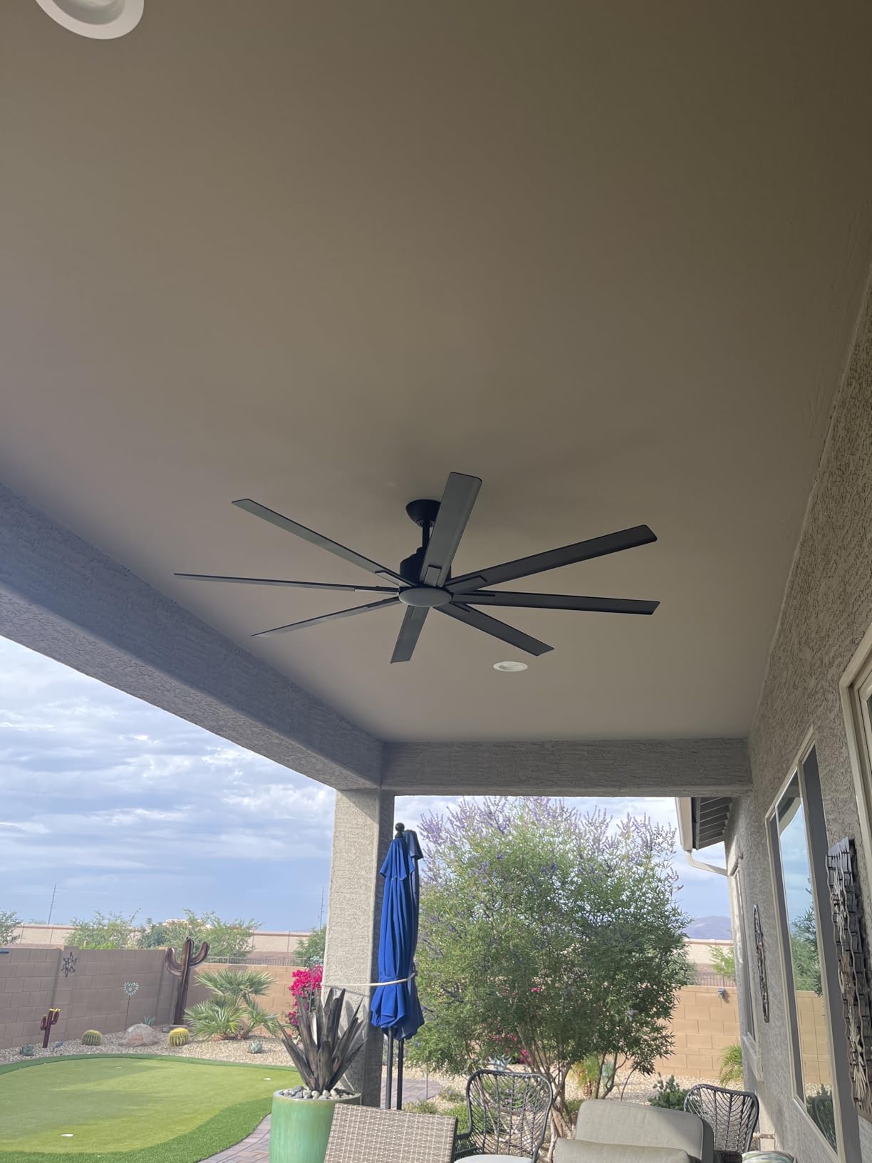 Minka-Aire F896-65-CL Xtreme H2O 65 Inch Outdoor Ceiling Fan with DC Motor in Coal Finish customer photo 2