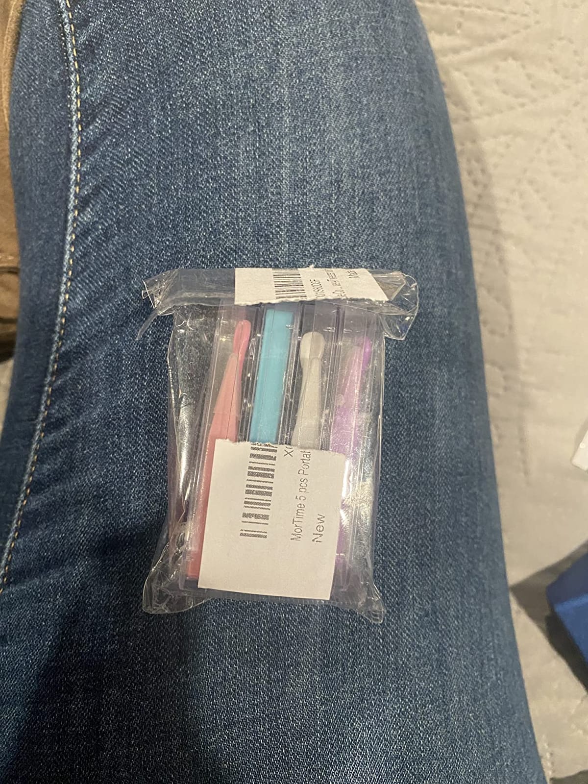 MorTime 5 pcs Portable Contact Lens Stick Tool Case Set (Inserter/Remover+Tweezer with Soft Tip) customer photo 2