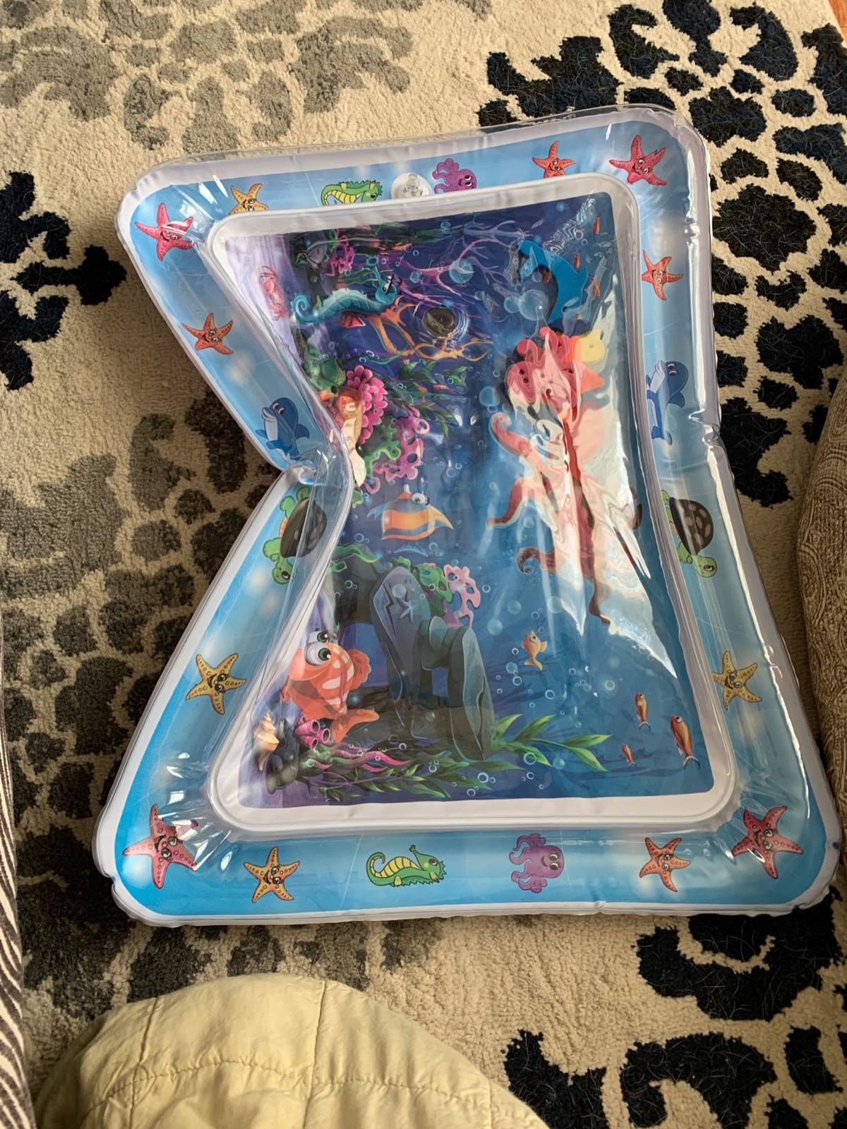 Splashin'kids Inflatable Tummy time Premium Water mat Infants and Toddlers customer photo 1