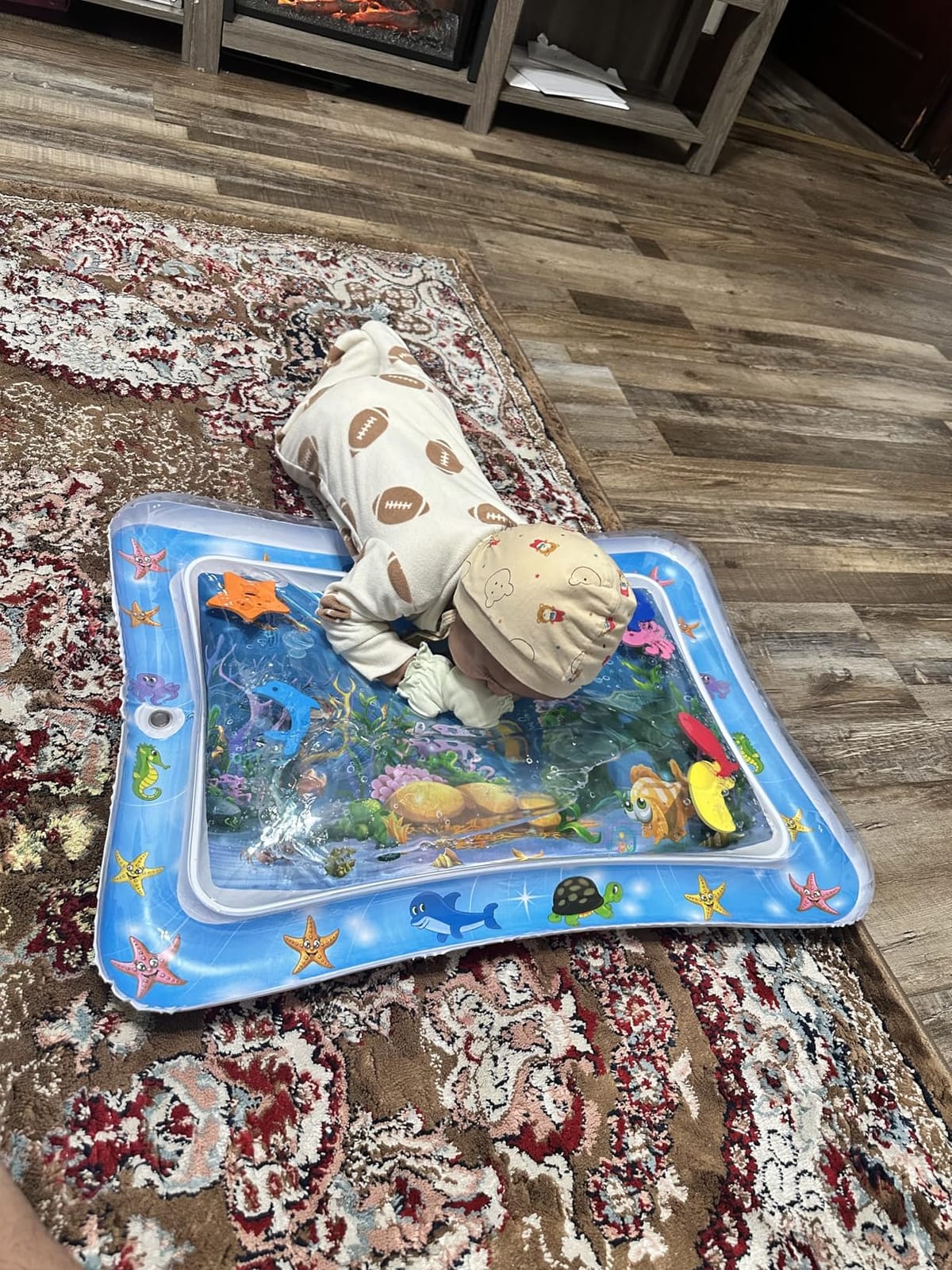 Splashin'kids Inflatable Tummy time Premium Water mat Infants and Toddlers customer photo 2