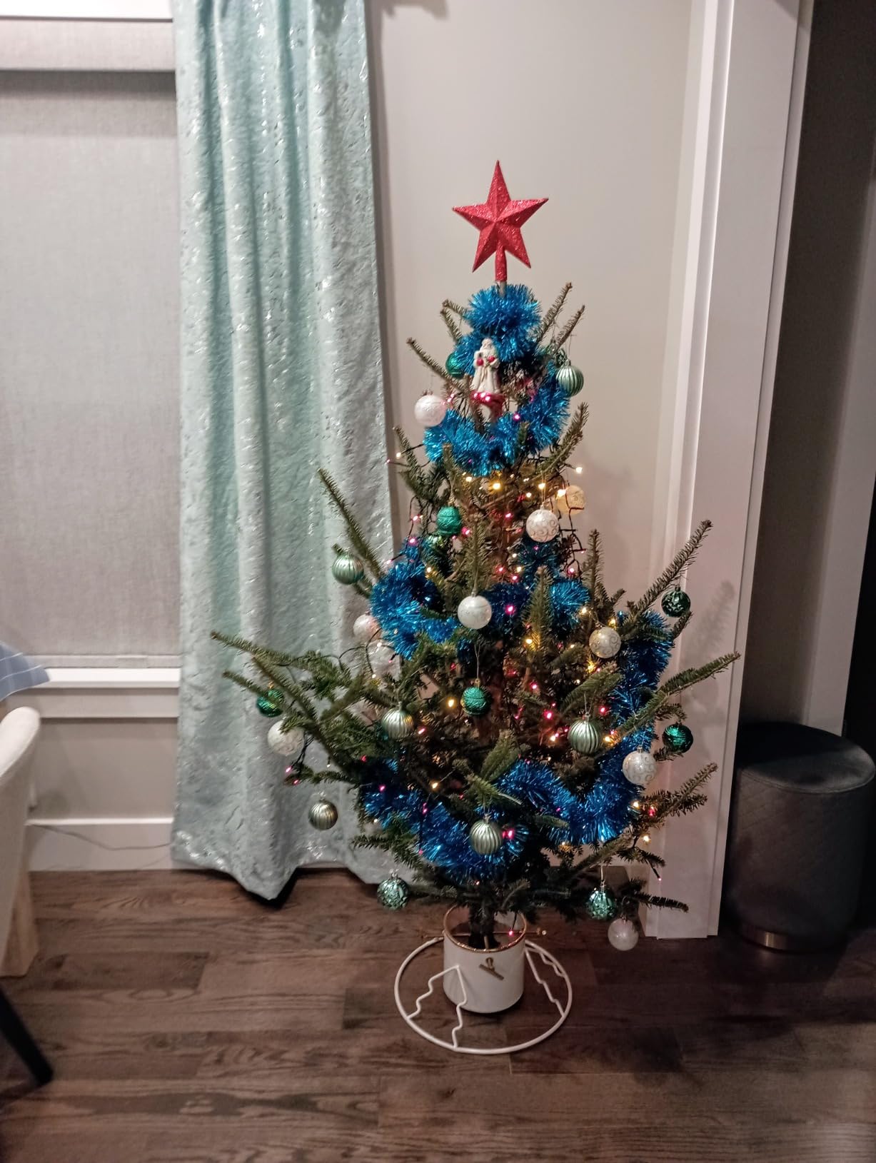 Yard Butler Christmas Tree Stand for 6-11' Trees, Green customer photo 1