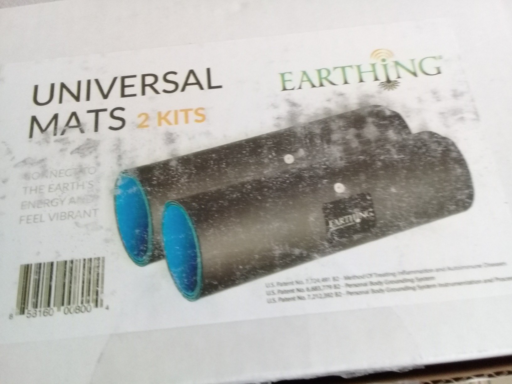 Earthing Universal Mat Kit 2 Pack, Clint Ober's Products, Grounding Mats for Office, Living Room, Kitchen customer photo 1