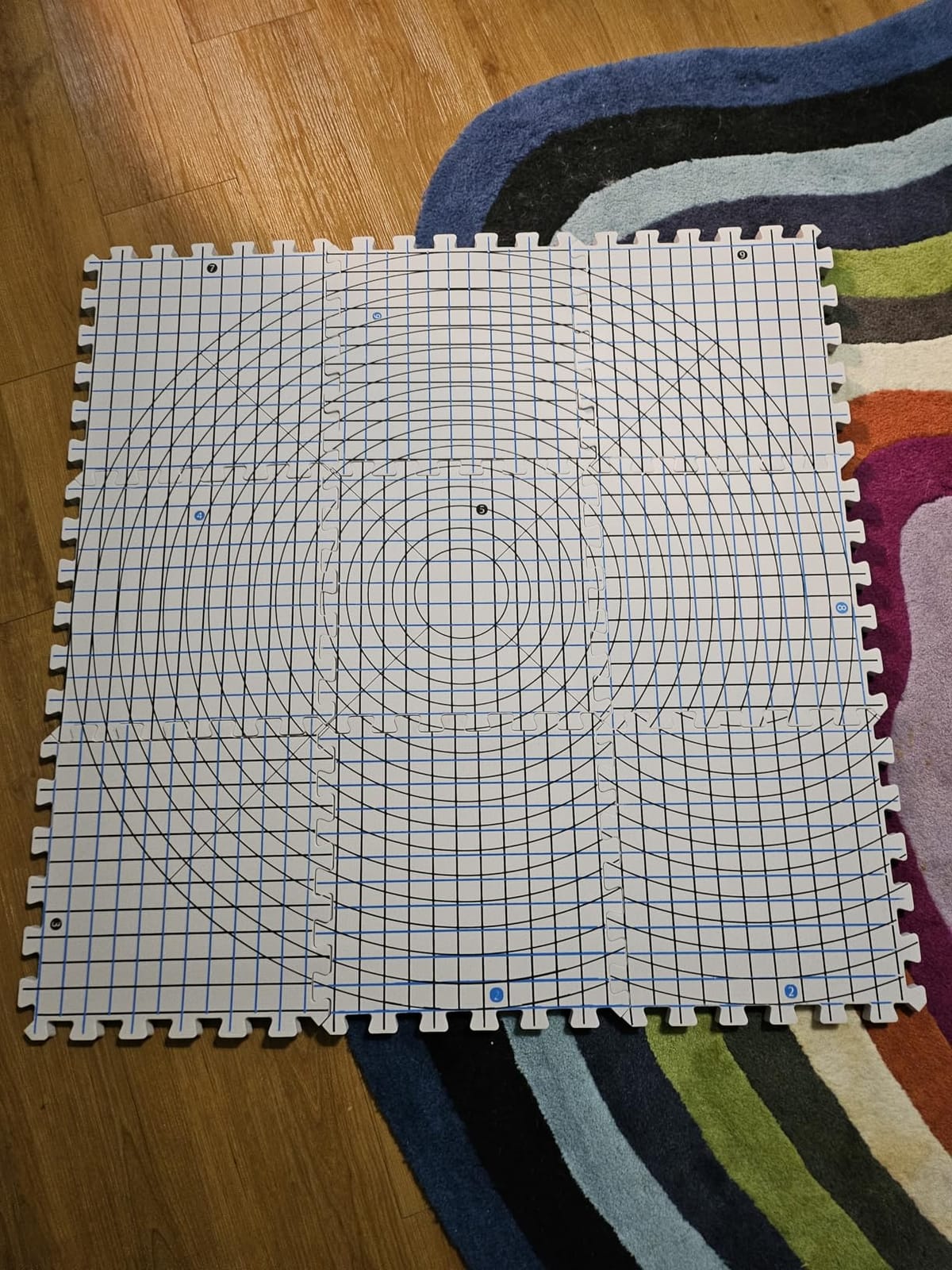 Extra Thick Blocking Mats for Wet and Steam Blocking - Includes Pack of 9, 100 T Pins, 10 Pin Blocker and Storage Bag customer photo 2