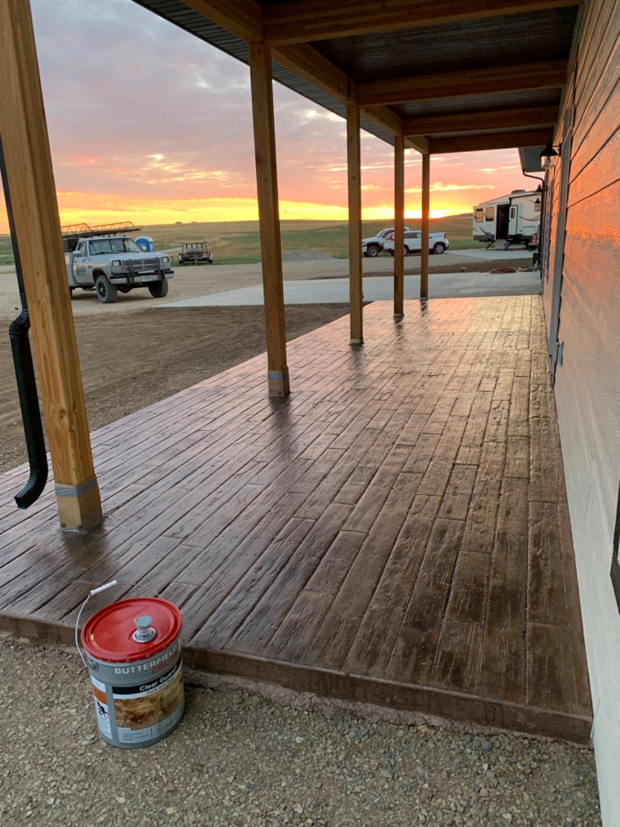 Weatherwood Plank Concrete Stamp Set by Walttools | Realistic Hardwood Slabs, Sturdy Polyurethane Texturing Mats, Decorative Lumber Detail (5 Piece) customer photo 1