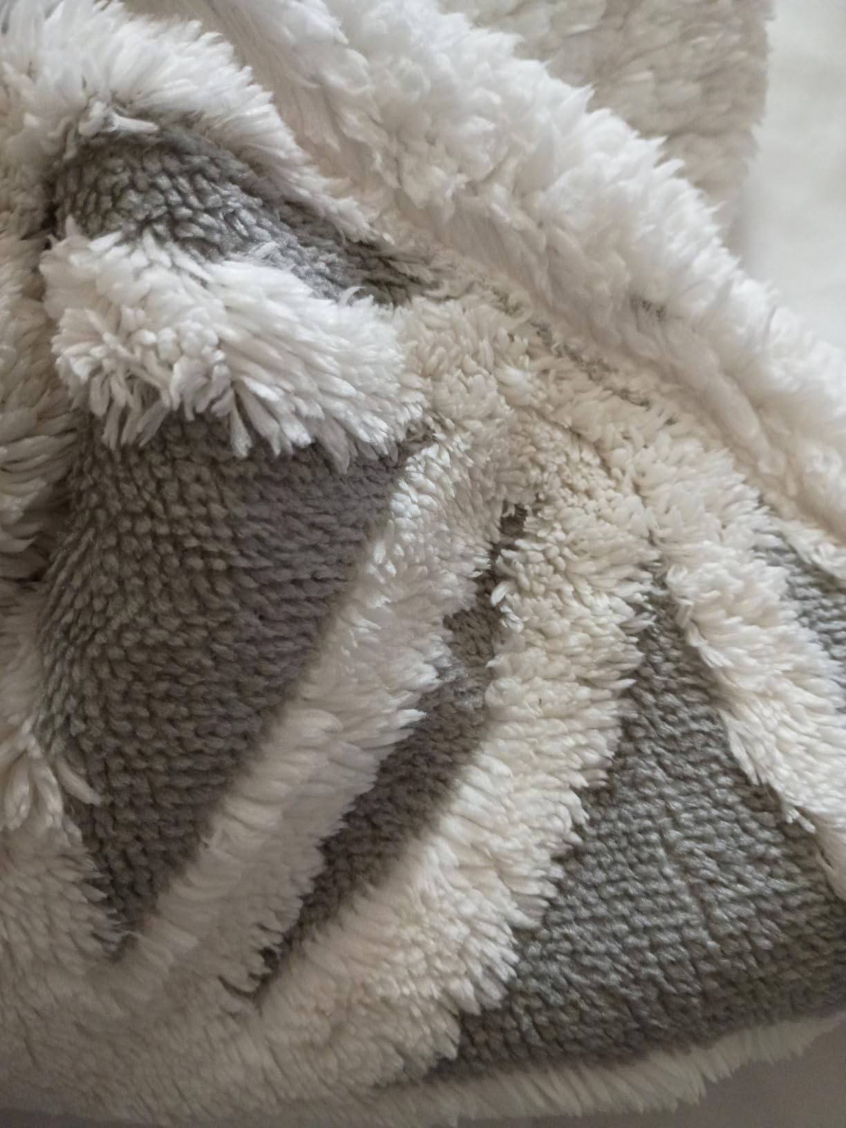 LOMAO Sherpa Fleece Blanket Gifts for Mom Dad Cozy Soft Throw Blanket for Women Men Birthday Gifts Dual Sided Couch Sofa Bed Blanket (Grey,51x63) customer photo 2