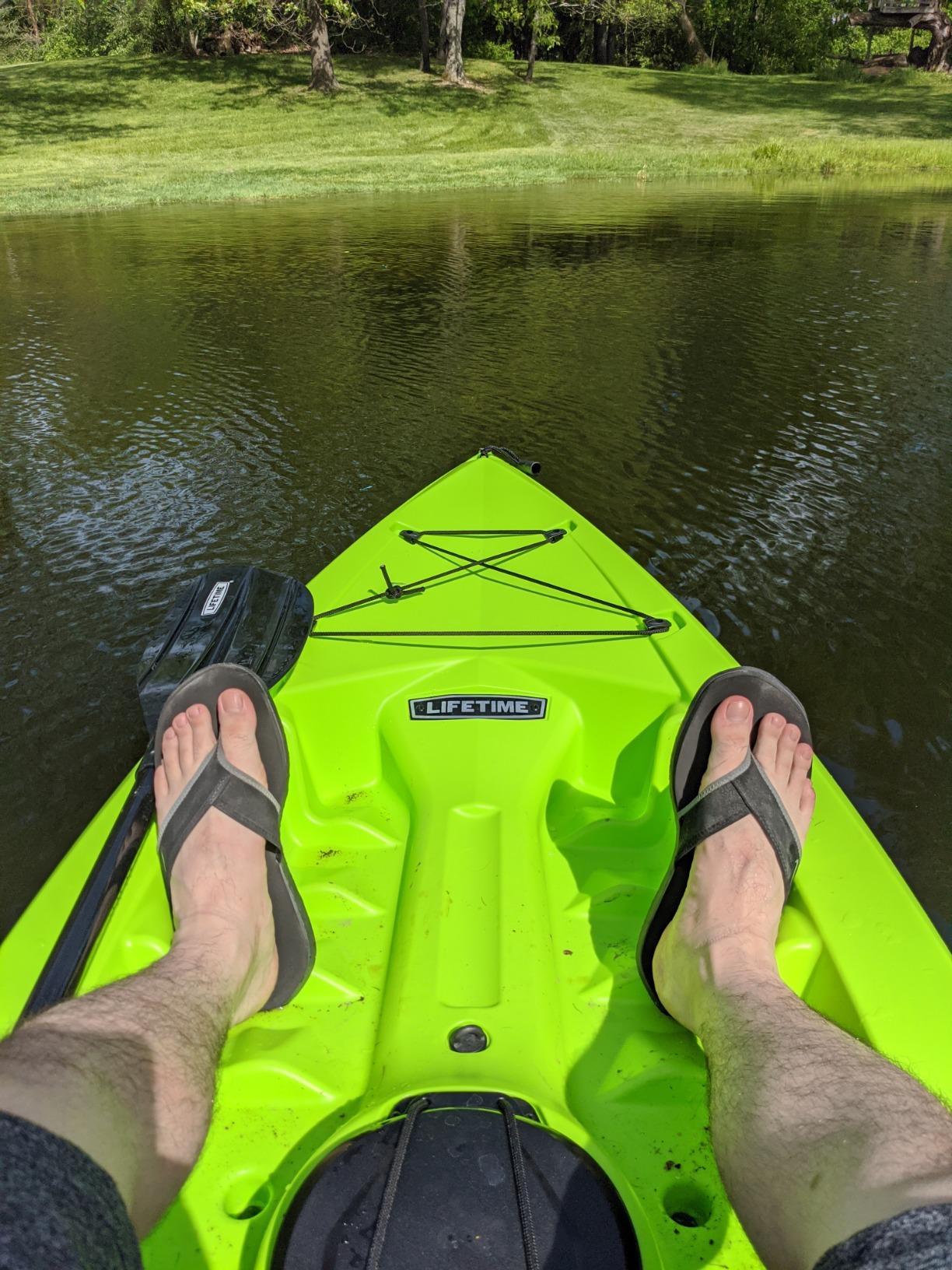 Lifetime Tahoma 100 Sit-On-Top Fishing Kayak, Paddle Included customer photo 2