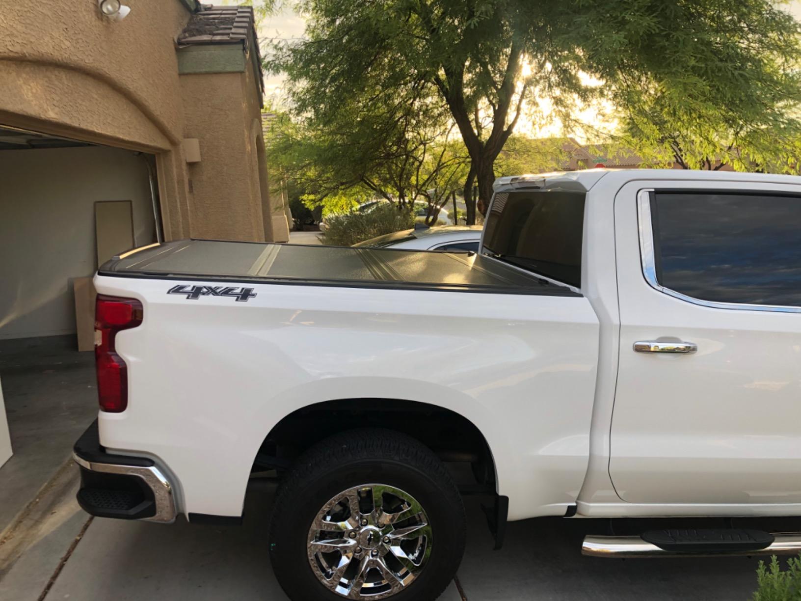 Undercover Ultra Flex Hard Folding Truck Bed Tonneau Cover | UX12022 | Fits 2019-2025 Chevy/GMC Silverado/Sierra 1500, Works w/MultiPro/Flex Tailgate 5' 10