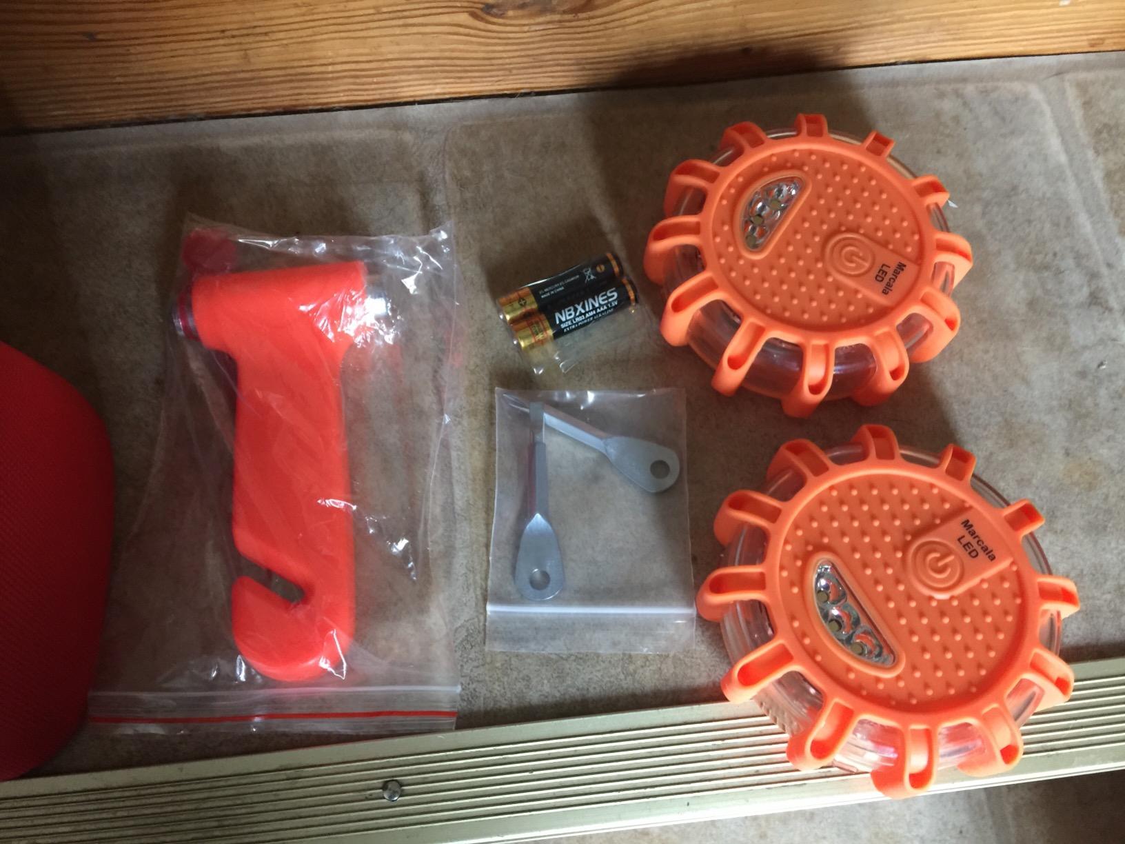 MARCALA 3‑Pack LED Road Flares | DOT Compliant Emergency Lights for Vehicles with Batteries, Whistle & Case | Flares Emergency Road | Emergency Flares | Perfect For Gifting or Everyday Roadside Safety customer photo 2