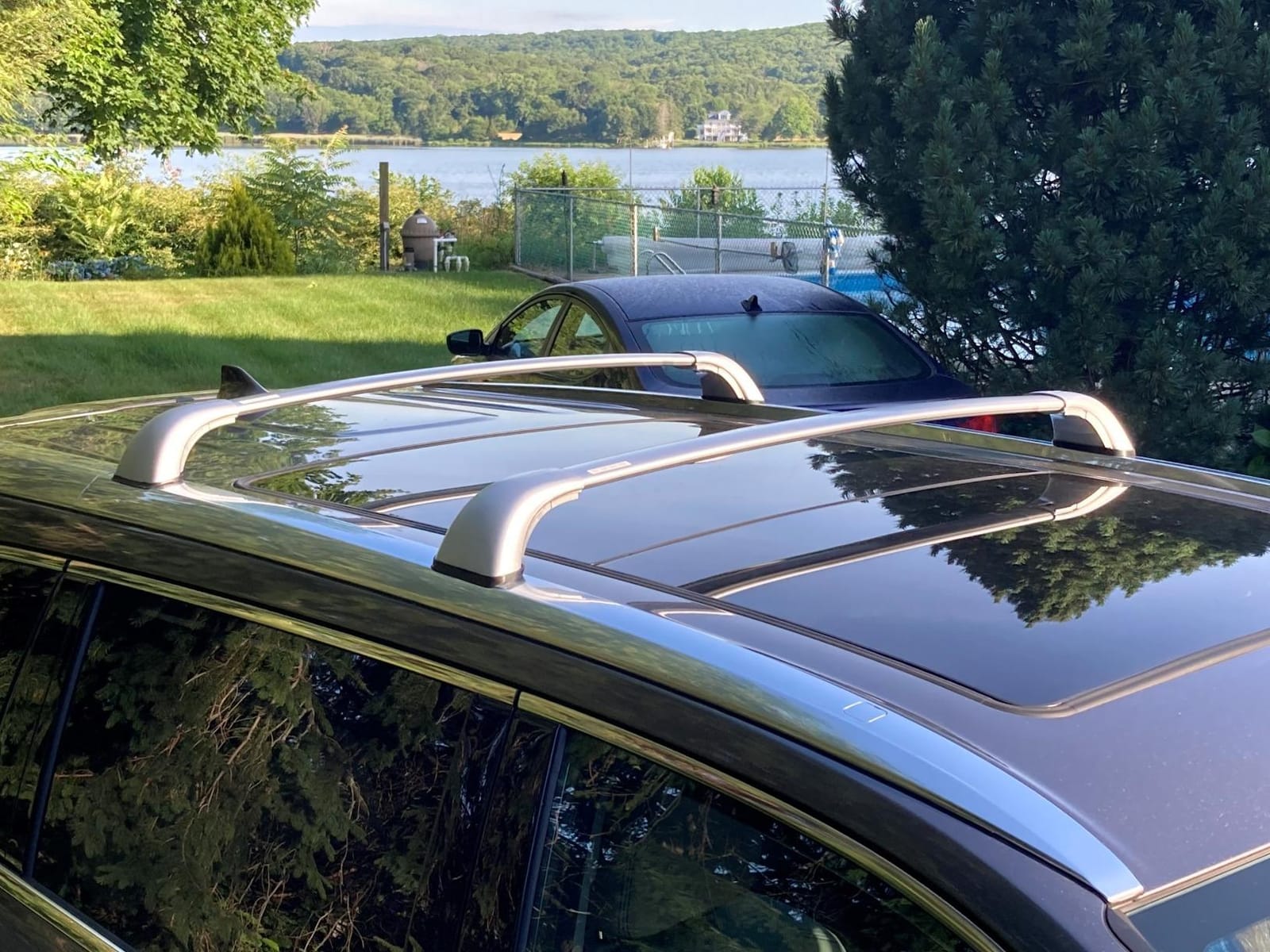 BRIGHTLINES Roof Racks for 2014-2019 Toyota Highlander LE & LE Plus | Bolts to Side Rails Pre-Set. Luggage Rack Crossbars Replacement Set customer photo 1