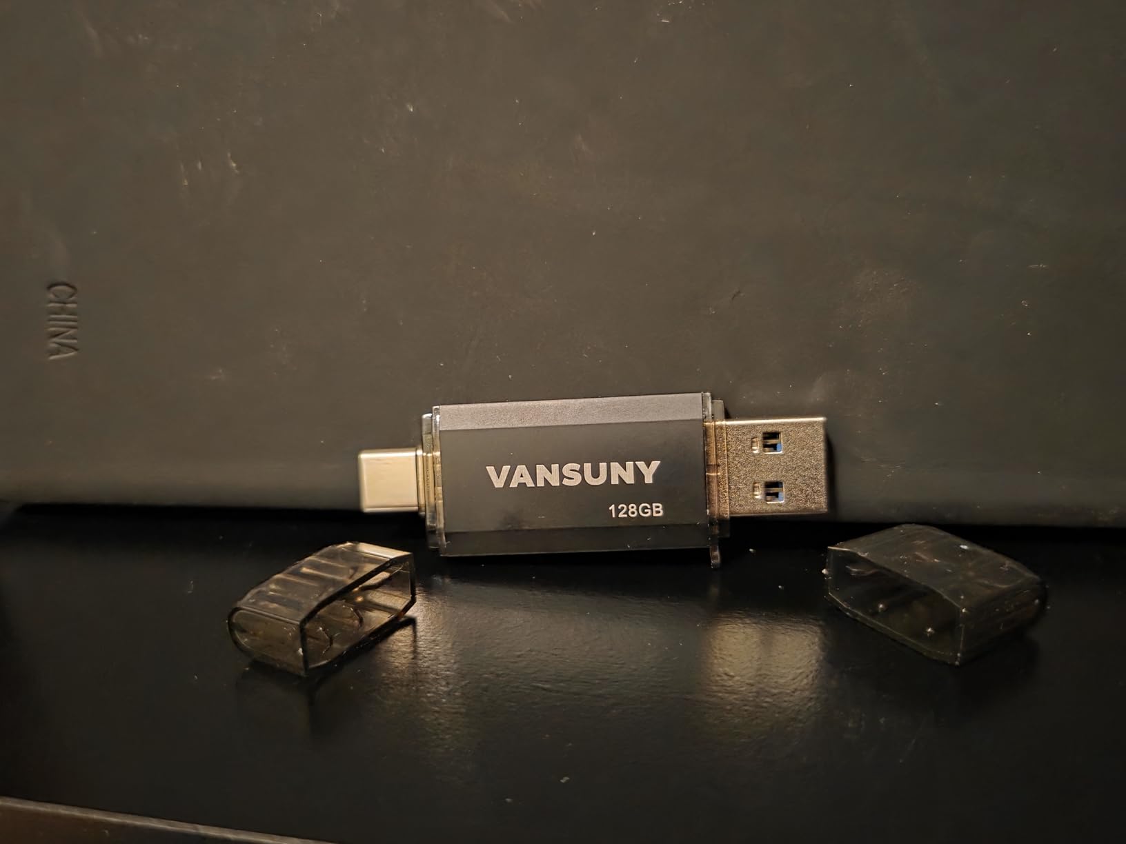 Vansuny 128GB USB C Flash Drive 2 in 1 OTG USB 3.0 + Type C Memory Stick with Keychain Dual Type C Thumb Drive Photo Stick Jump Drive for Android Smartphones, Computer, Tablet, PC customer photo 2