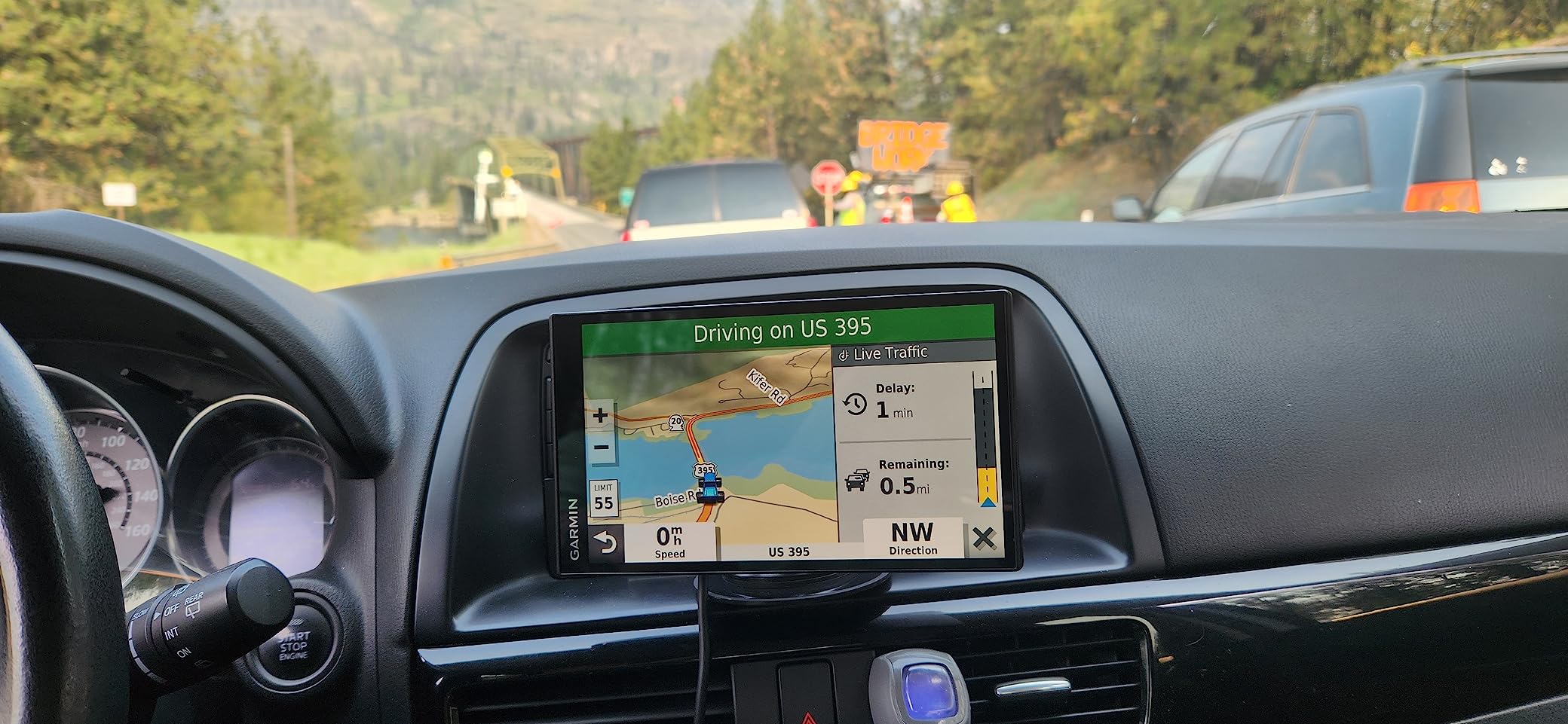 Garmin DriveSmart 55 and Traffic, GPS Navigator with 5.5