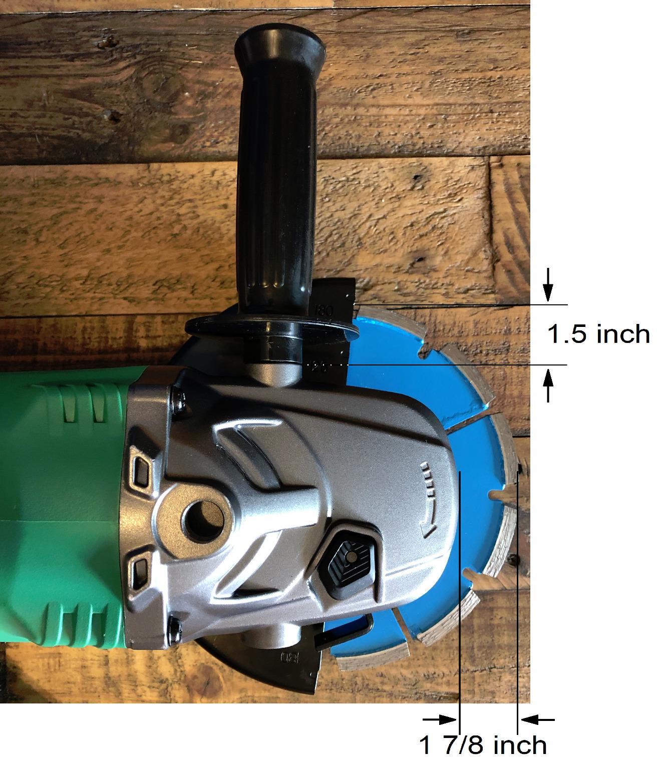 Metabo HPT Angle Grinder, 7-Inch, 15-Amp (G18ST) customer photo 1