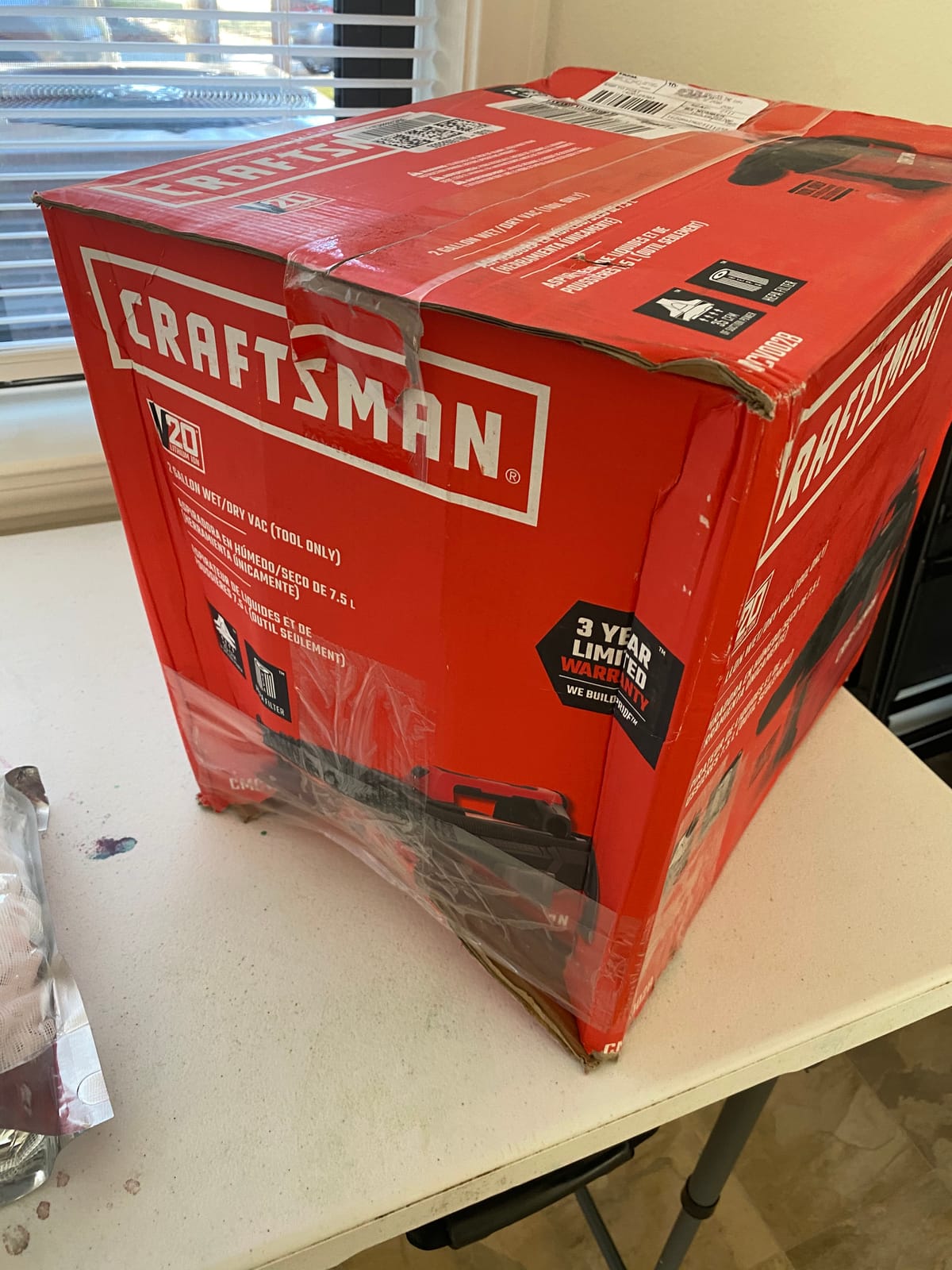 CRAFTSMAN CMCV002B 20V Max 2 gallon Wet Dry Vac (Tool Only) - Amazon Vine customer photo 1