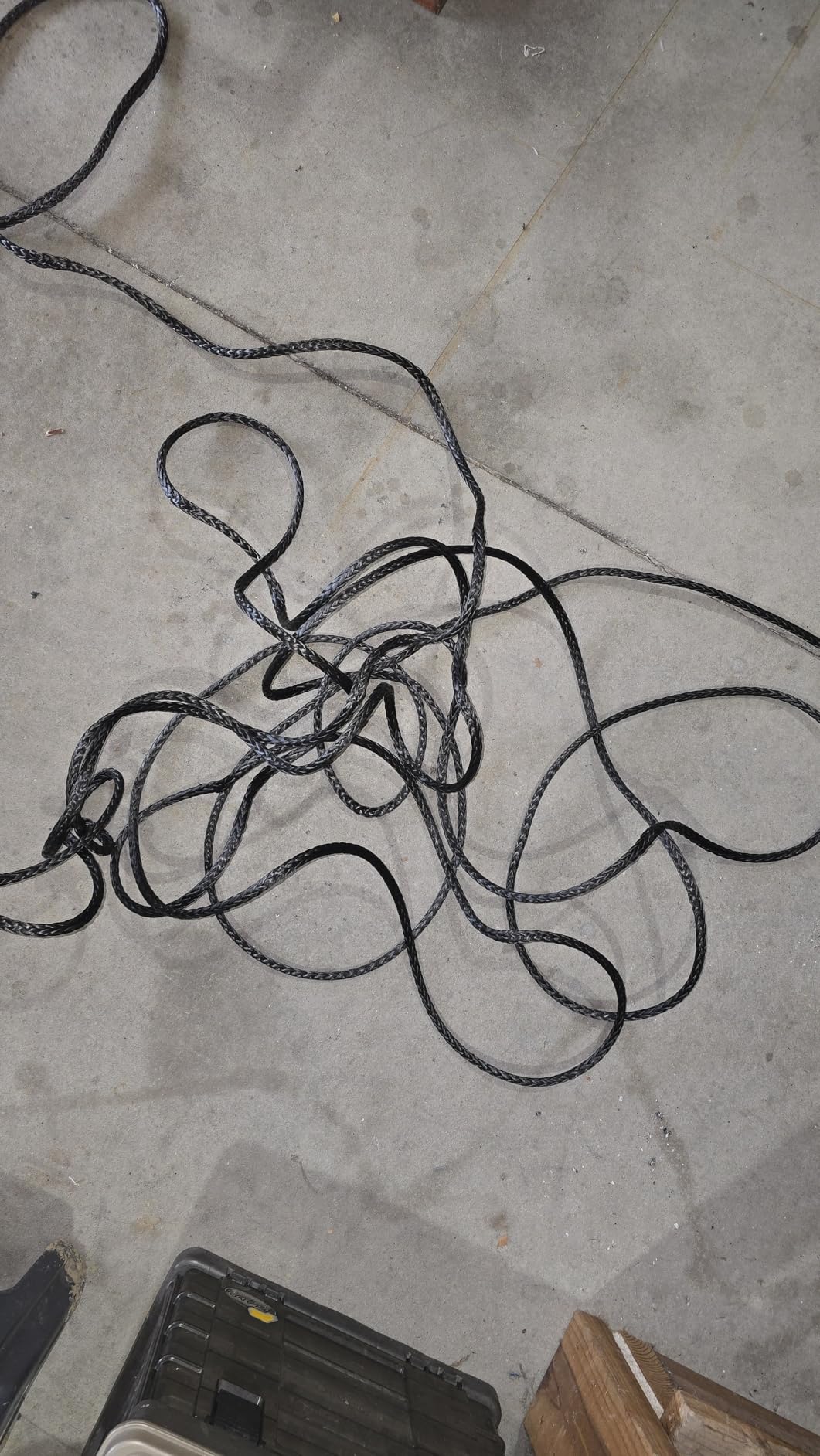 ALL-TOP Synthetic Winch Rope w/Hook & Isolator, 3/8in x 92ft, 25500Lbs UHMWPE Cable Replace Kit, Forged Hook & Rubber Stopper & Safety Pull Strap customer photo 1