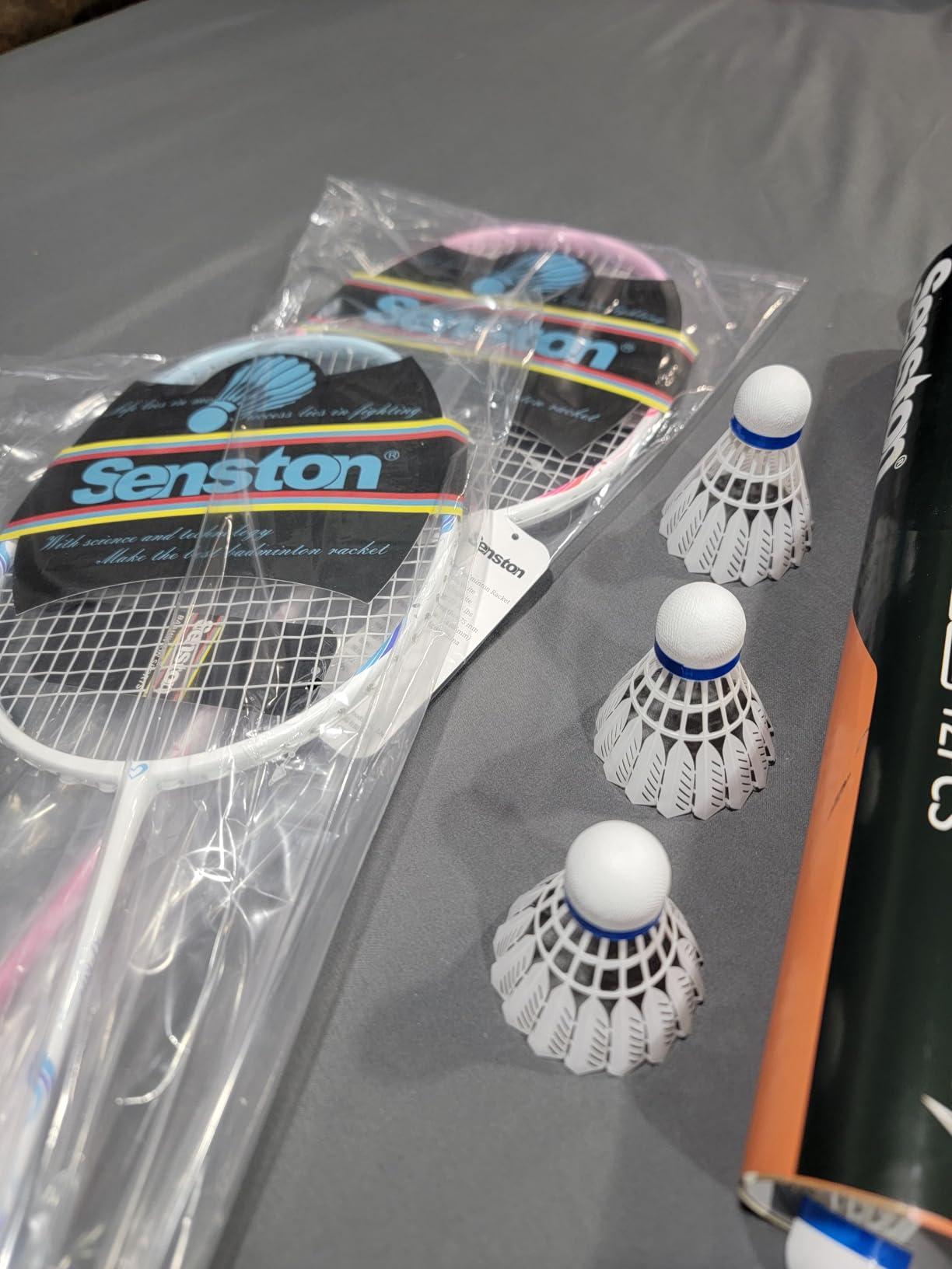 Senston N80 Carbon Fiber Badminton Racket 79g Lightweight 2-Player Set customer photo 1