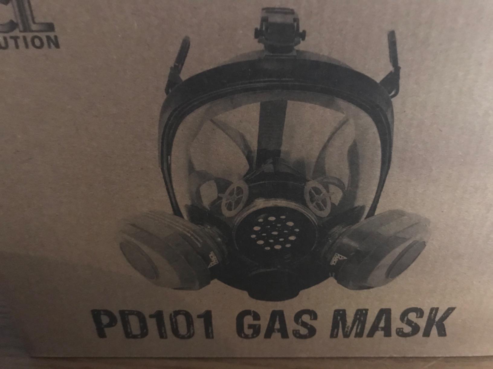 Parcil Distribution Full Face Respirator Mask - Air Purifying, Organic Vapor & Particulate - Industrial Use - CE Tested customer photo 2