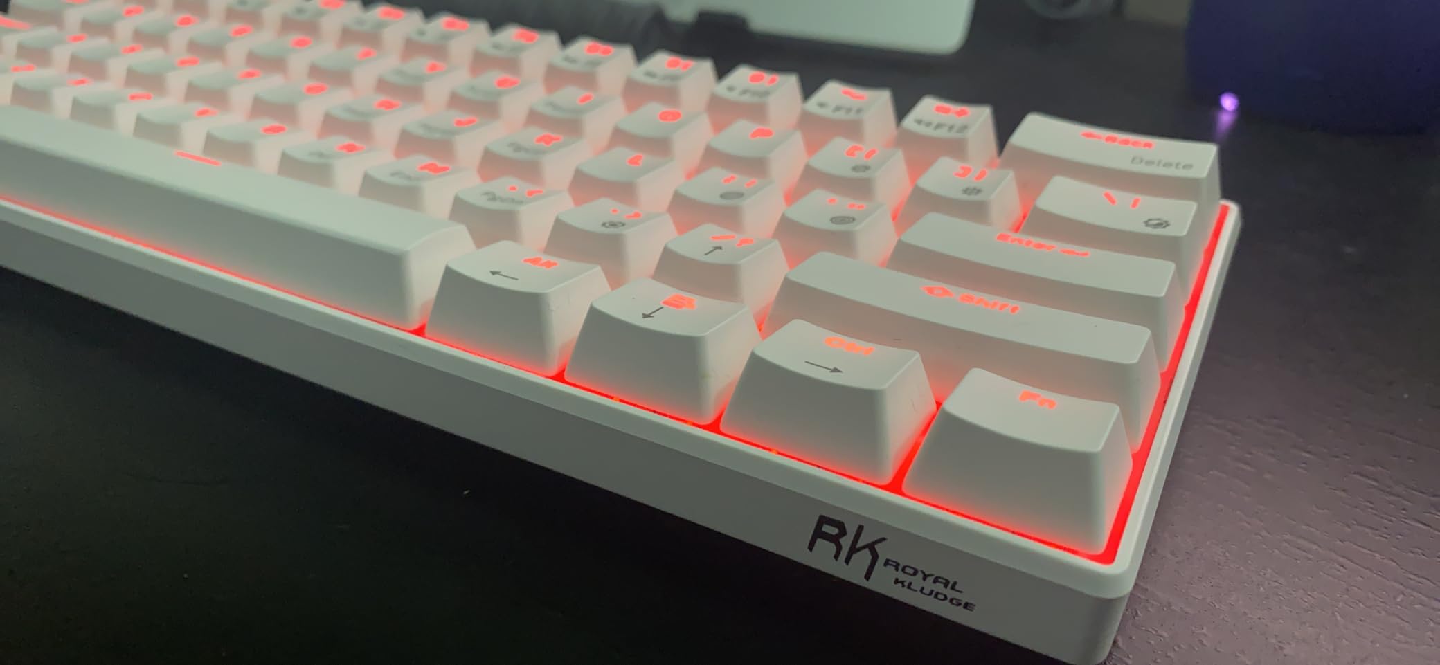 RK ROYAL KLUDGE RK61 Wireless Mechanical Keyboard, 60% Percent RGB, Black customer photo 1