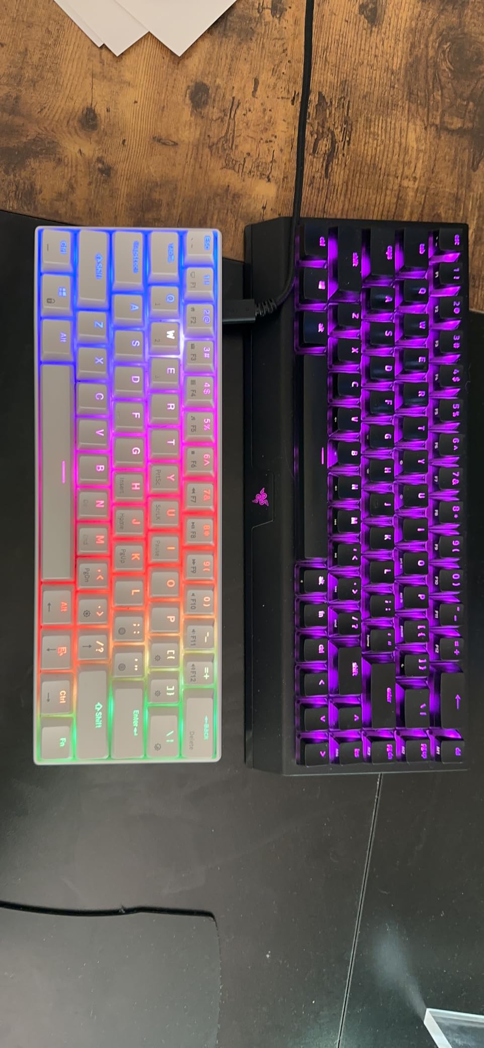 RK ROYAL KLUDGE RK61 Wireless Mechanical Keyboard, 60% Percent RGB, Black customer photo 2