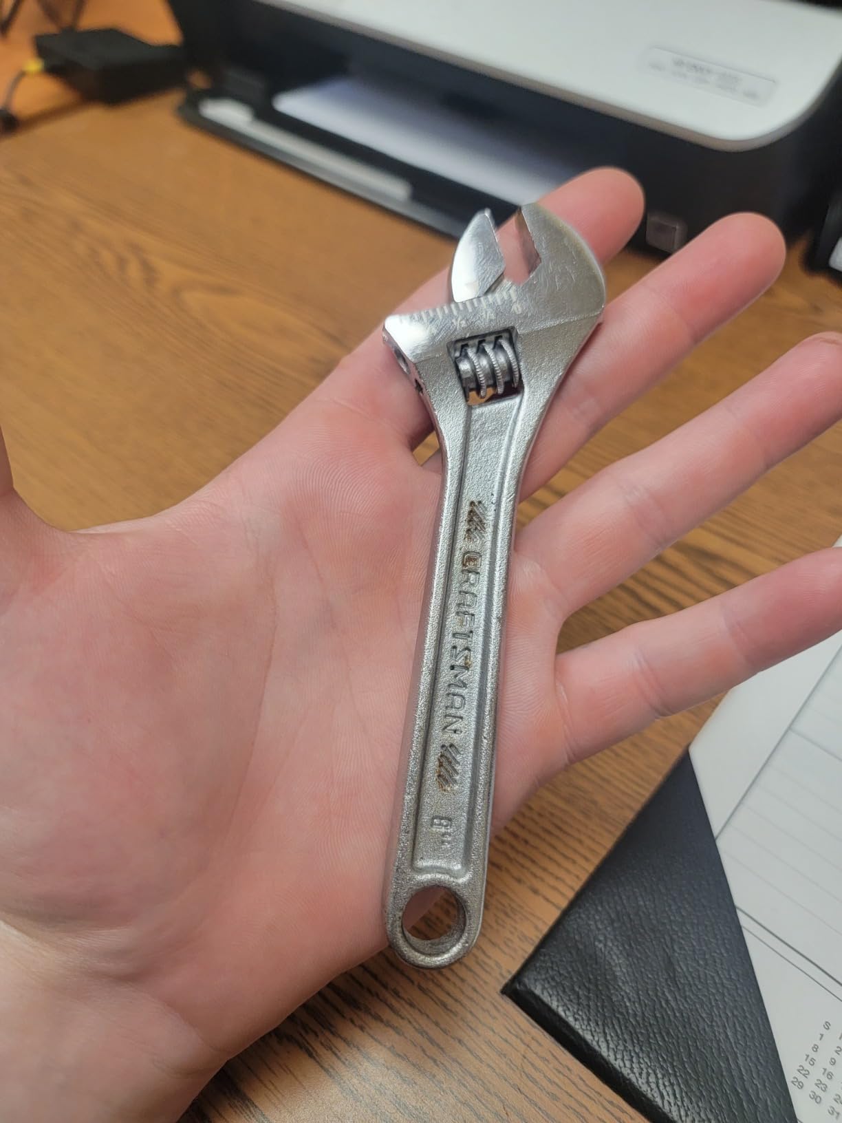 CRAFTSMAN Adjustable Wrench Set, 3-Piece All Steel, Metric and SAE Scale (CMMT12001) customer photo 2