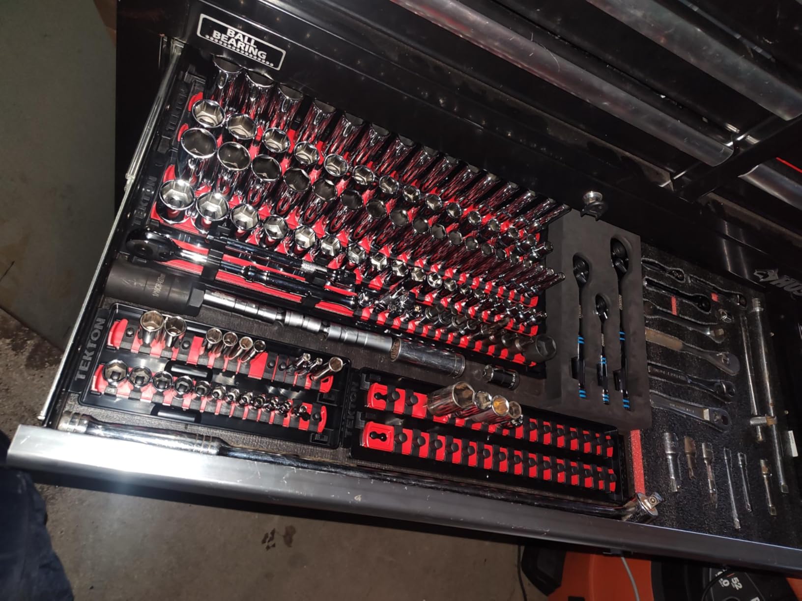 TEKTON 1/2 Inch Drive 6-Point Socket Set, 15-Piece | SHD92102 | (10 - 24 mm), Shallow, Socket Rail customer photo 1
