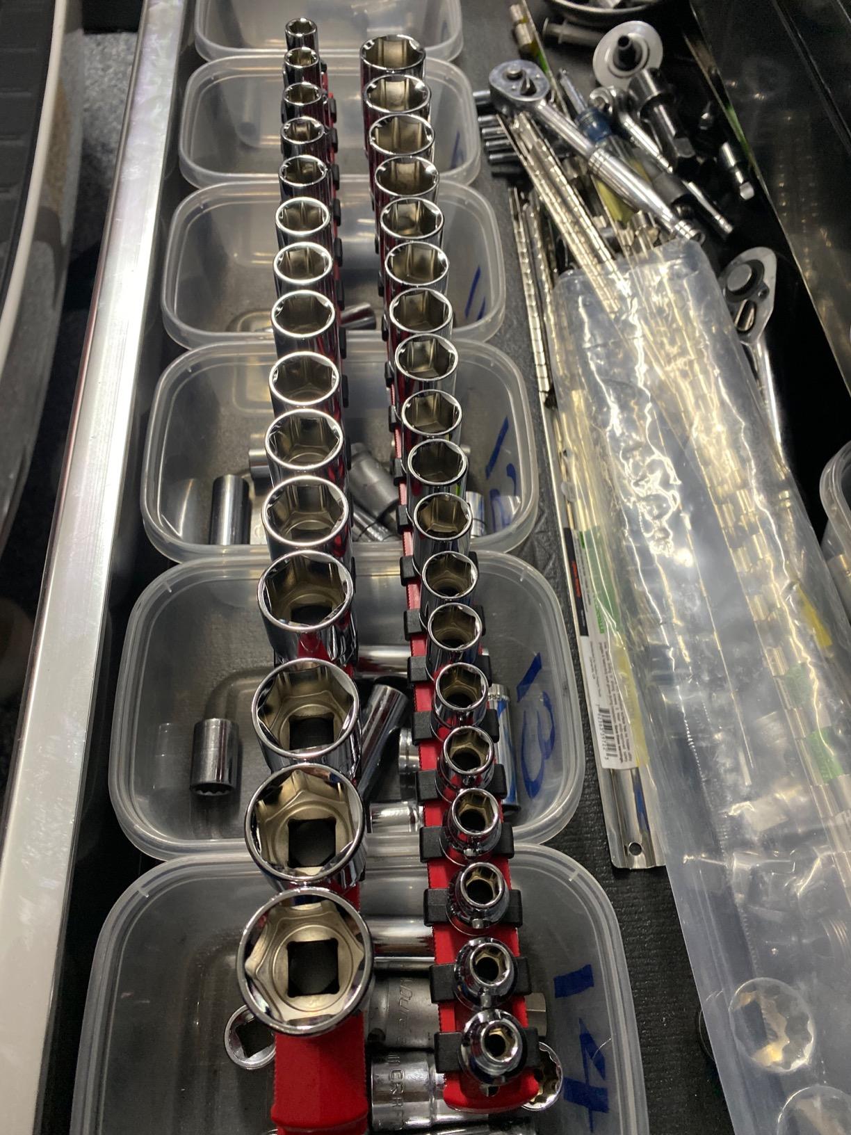 TEKTON 1/2 Inch Drive 6-Point Socket Set, 15-Piece | SHD92102 | (10 - 24 mm), Shallow, Socket Rail customer photo 2
