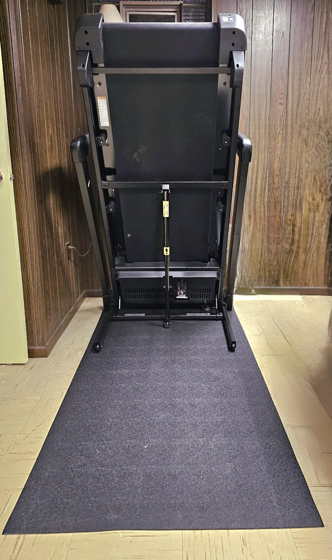 Fitvids High Density Home Gym Treadmill Exercise Bike Equipment Mat, 1/4
