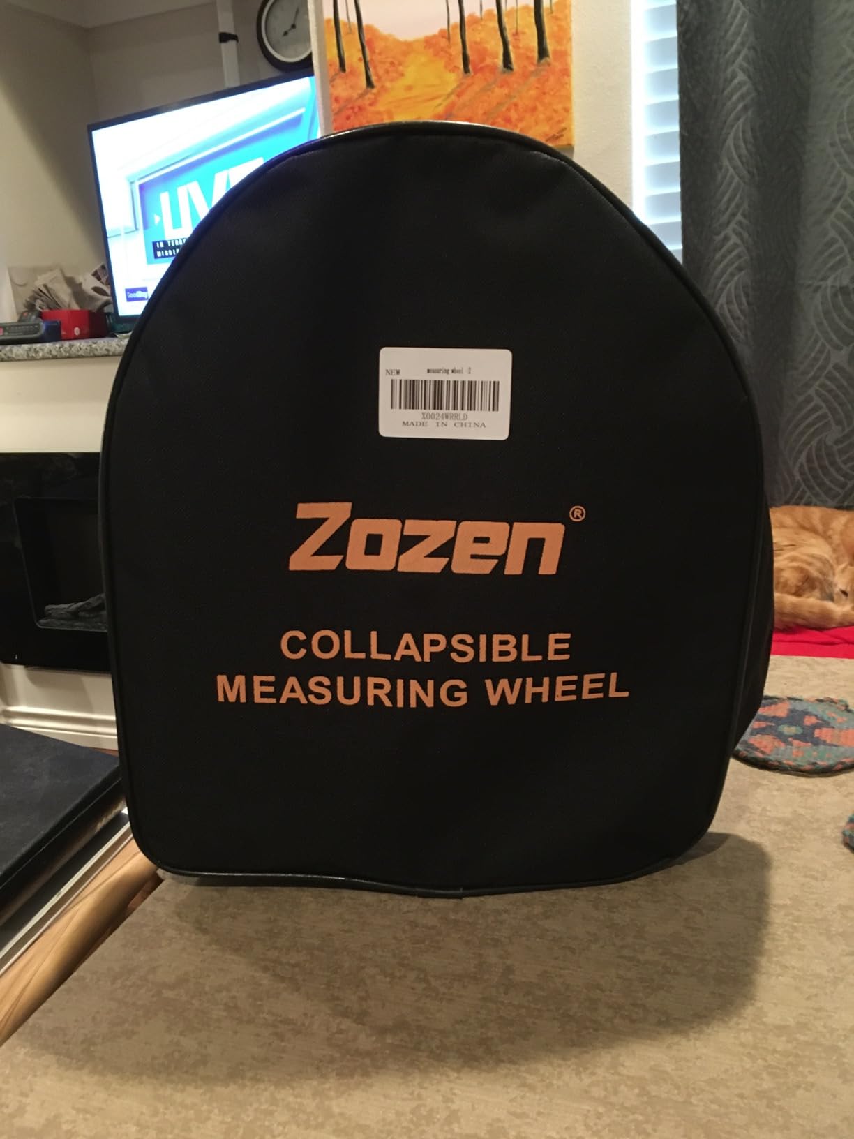 Zozen Measuring Wheel in Feet and Inches, Double Collapsible, Mechanical | One-Key Reset, Kickstand, Start Point Arrow, 12.5