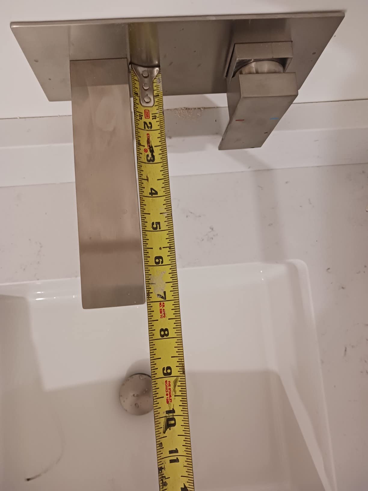 SUMERAIN Wall Mount Bathroom Faucet Single Handle, Chrome customer photo 2