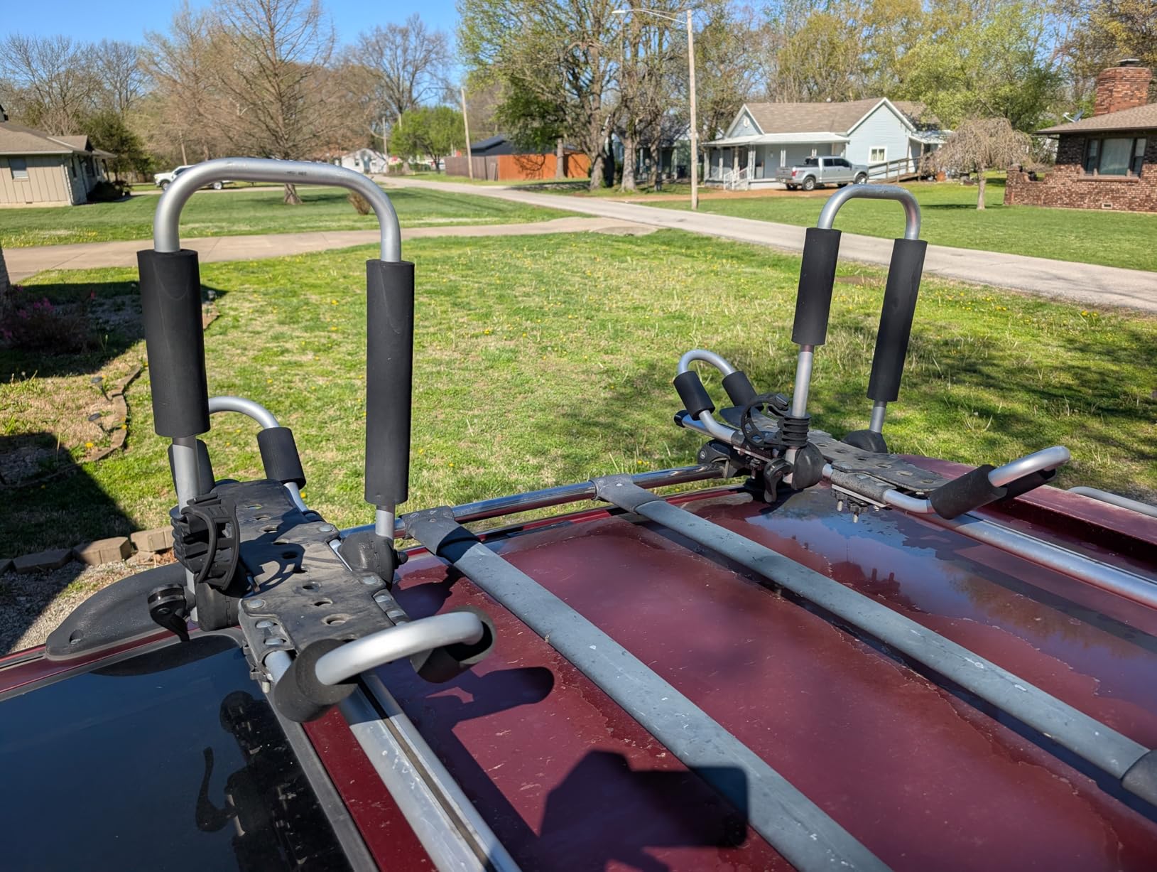 IKURAM R Aluminum Kayak Roof Rack Folding J-Style Universal 3-in-1 customer photo 2