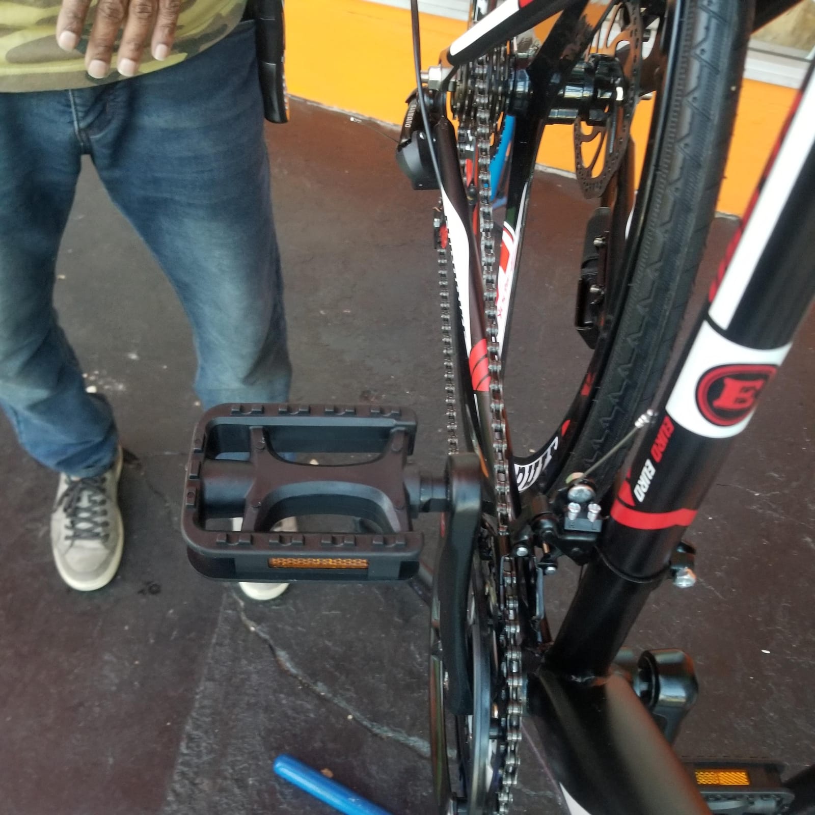 EUROBIKE Road Bike TSM XC550 Bike 21 Speed Dual Disc Brake 54CM 3-Spoke Wheels Bicycle…… customer photo 2