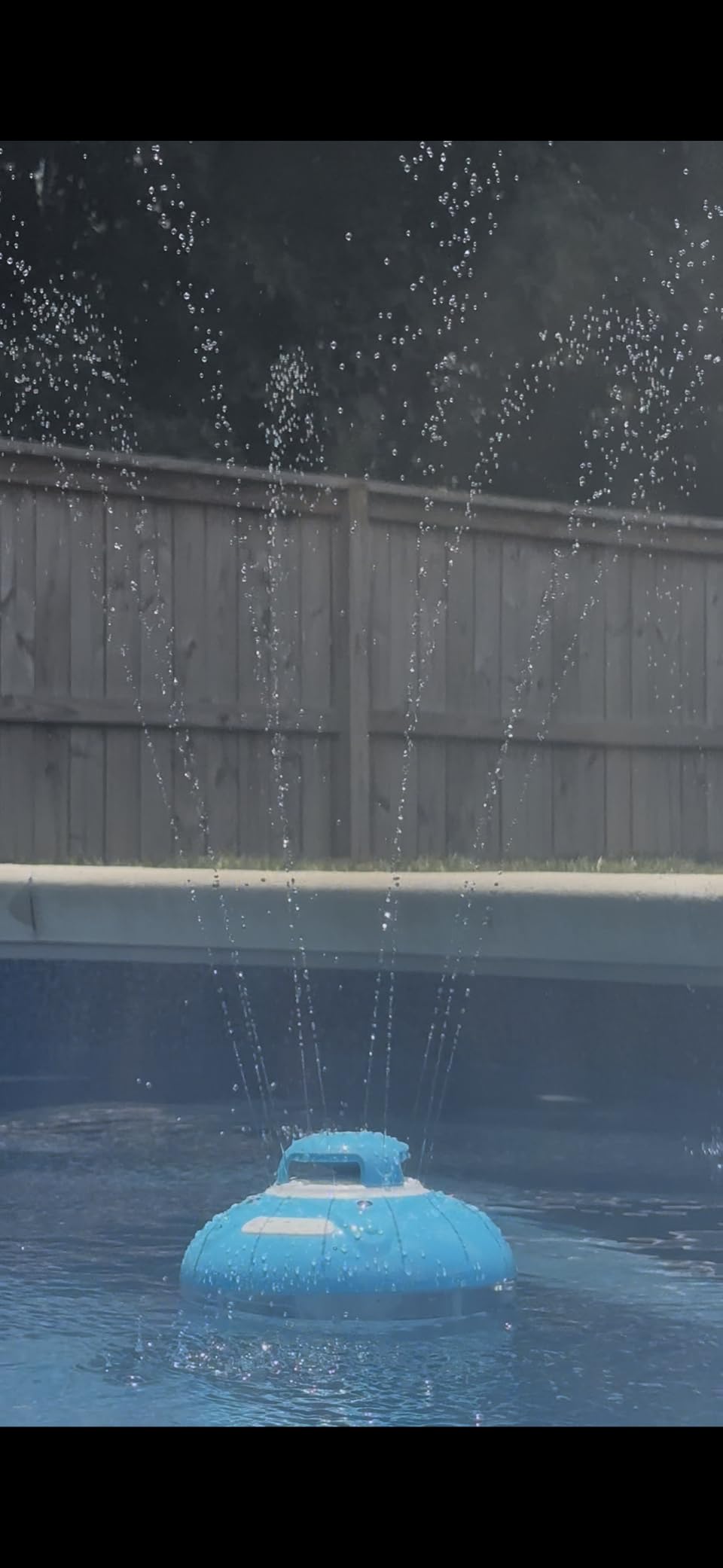 Bluetooth Pool Speaker with Colorful Light, Portable Floating Pool Speaker IP68 Waterproof,Built-in Mic, Floatable Crystal Clear Sound Wireless Bluetooth Hot Tub Speakers for Pools Spa Outdoor customer photo 2