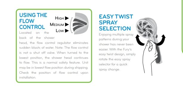 ETL Oxygenics 92489 Fury RV Handheld Shower - Brushed Nickel, 72 inch Hose length customer photo 2