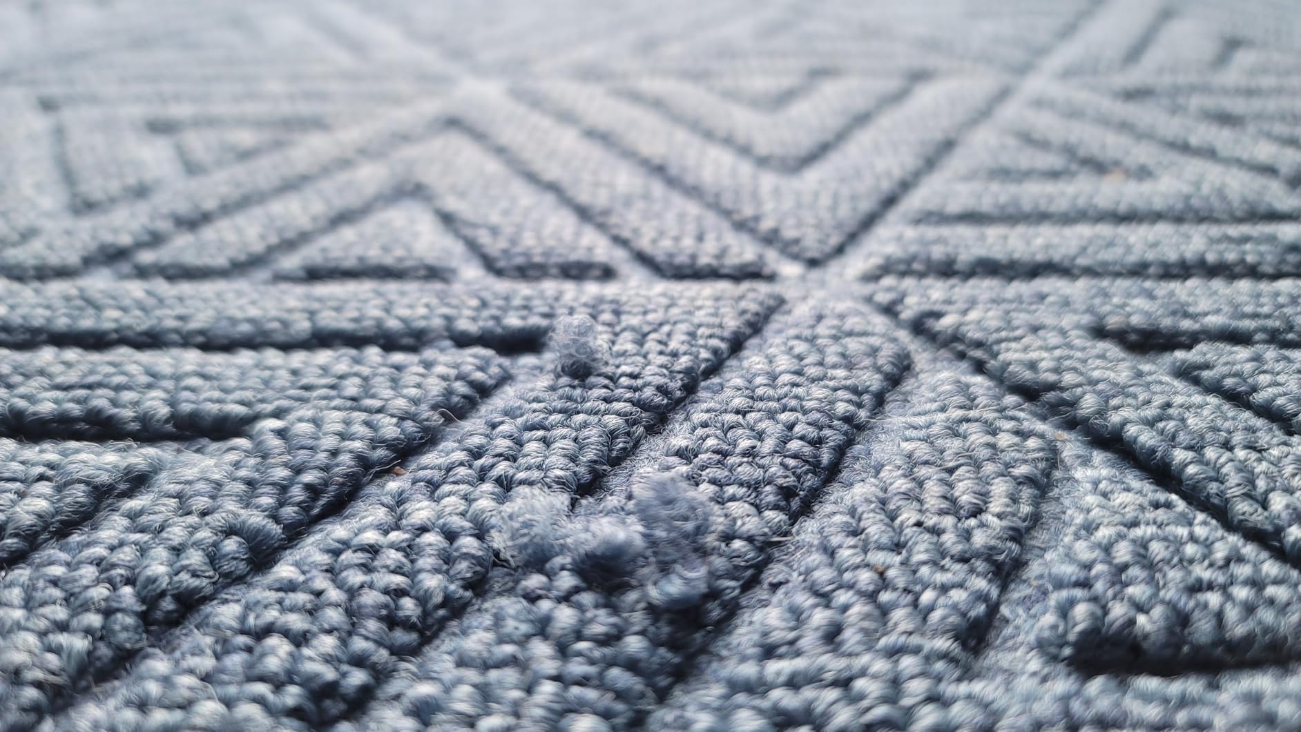 Yimobra Front Door Mat Outside Entrance 29.5x17, Waterproof Heavy Duty Outdoor Mats for Front Door, Non Slip Rubber Entry Mat for Garage Patio Indoor, Grey customer photo 2