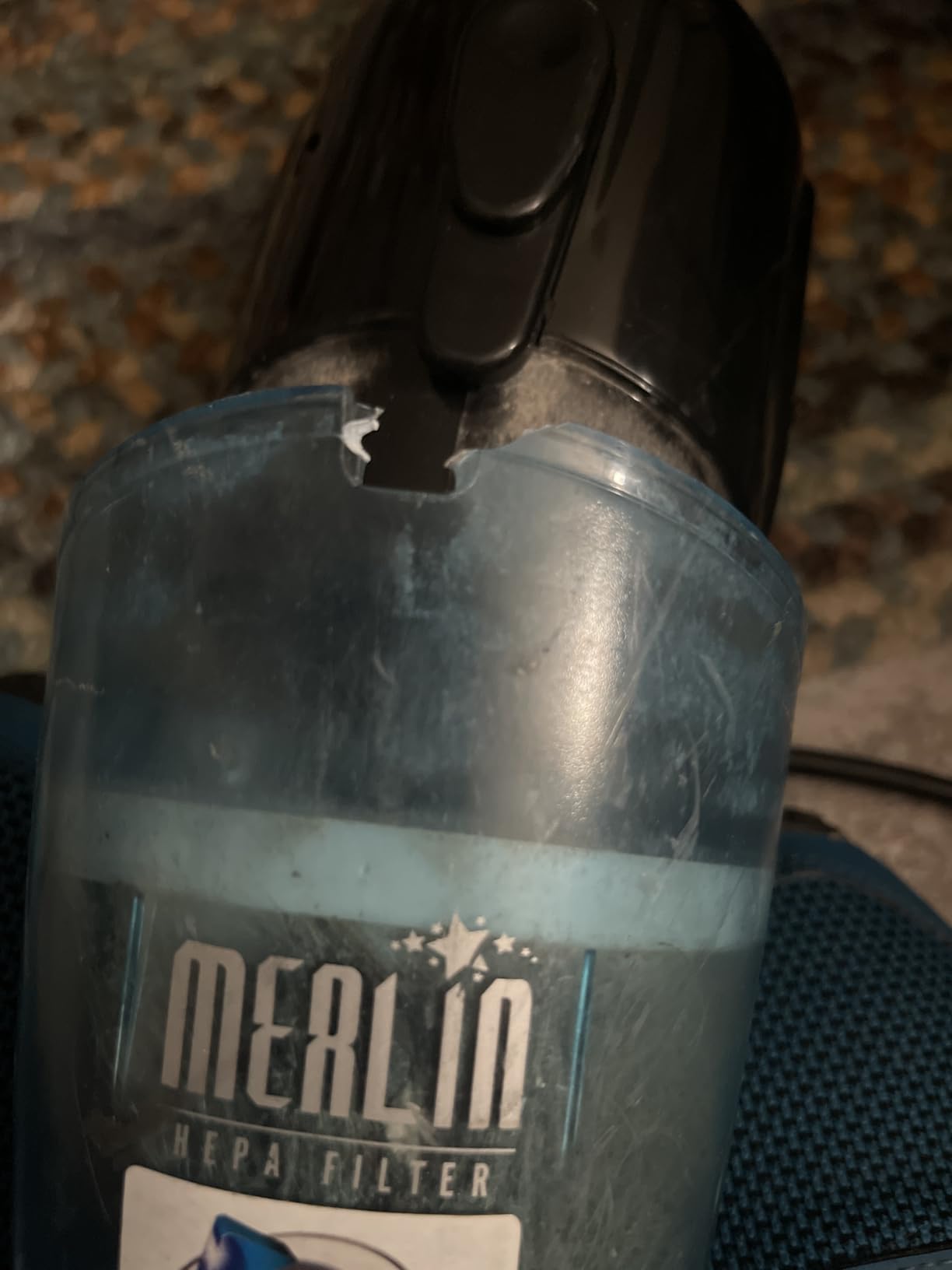 Berghoff Merlin All-in-One Corded Stick Vacuum,Detachable Handheld,Blue | Handheld Vacuum with Tools for Hardwood Floors, Carpet & Stairs, Bagless Canister, Washable Textile Filter, 18ft Cord customer photo 1