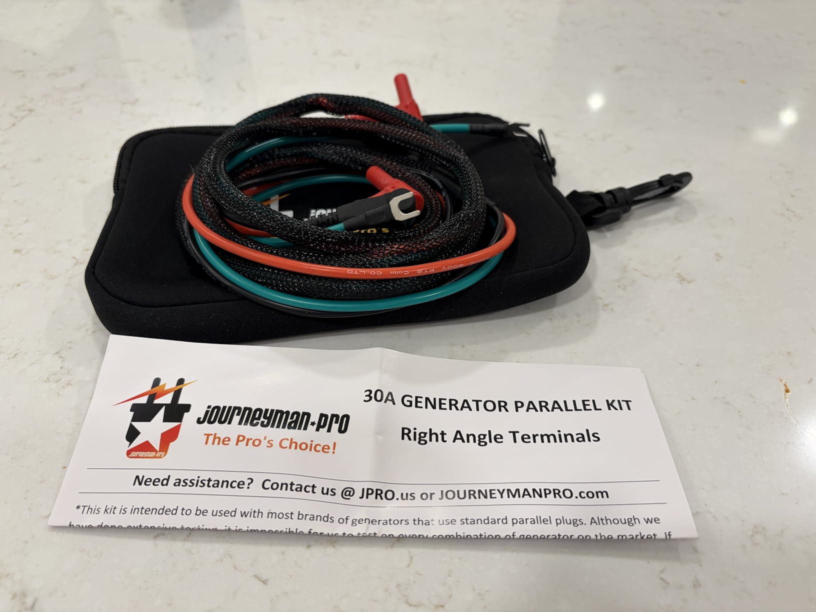 Journeyman-Pro Inverter Generator Parallel Kit, 30 Amp RV Cord, 6 Foot customer photo 1