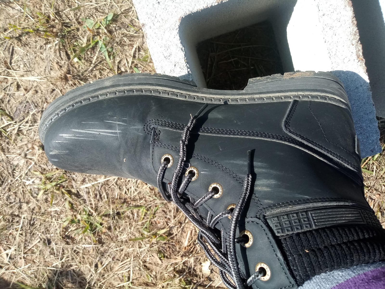 Athlefit Women's Lace-Up Work Hiking Combat Ankle Boots customer photo 1