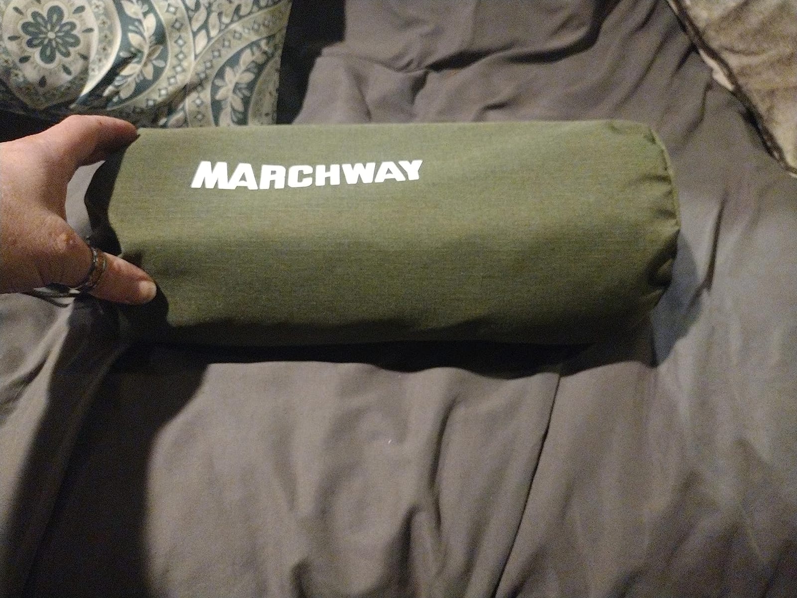 MARCHWAY Ultralight Folding Camping Cot Bed, Portable, Supports 275 lbs customer photo 2