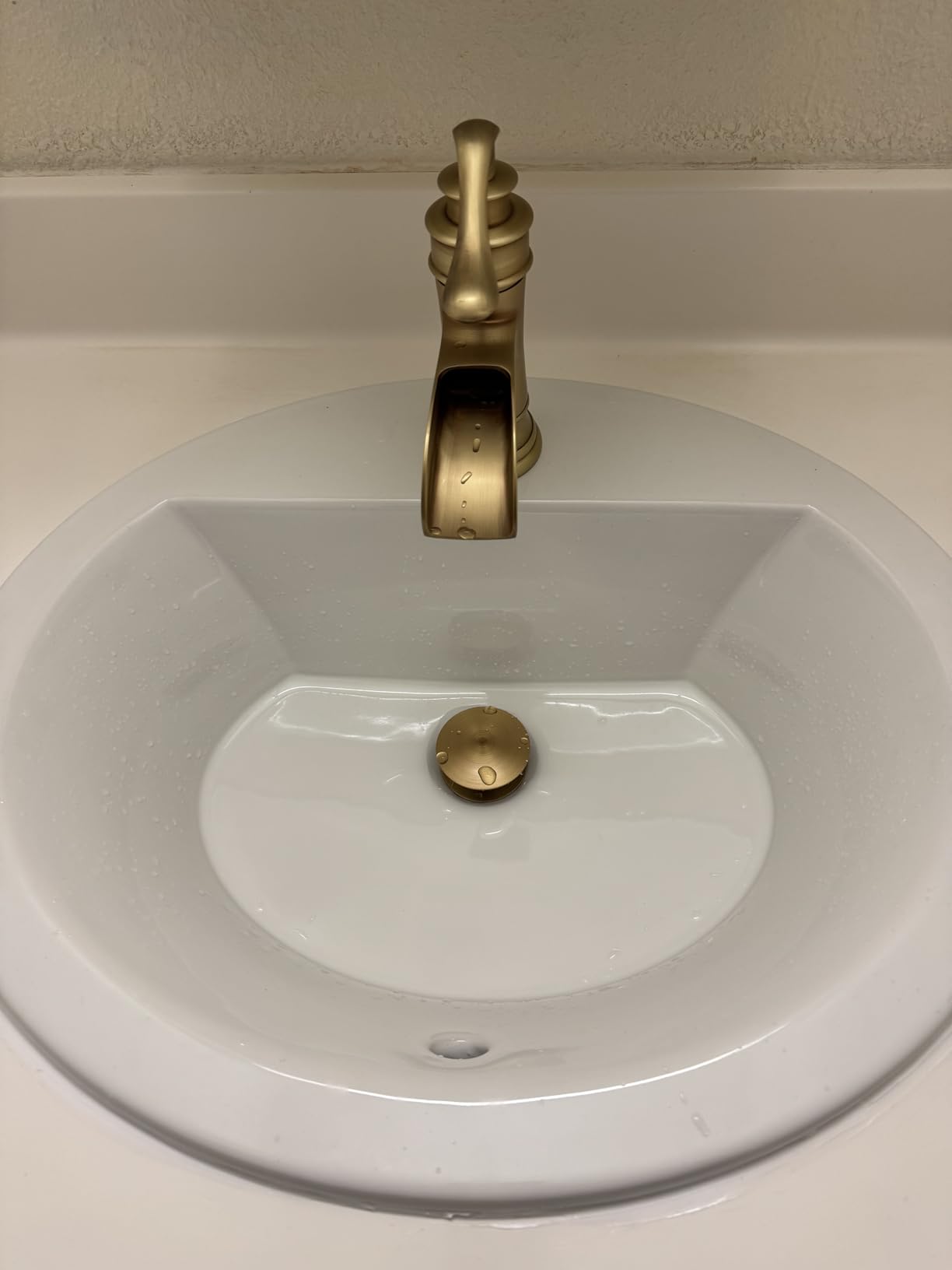 BWE Brass Matte Black Waterfall Bathroom Faucet for Farmhouse & Classic customer photo 2