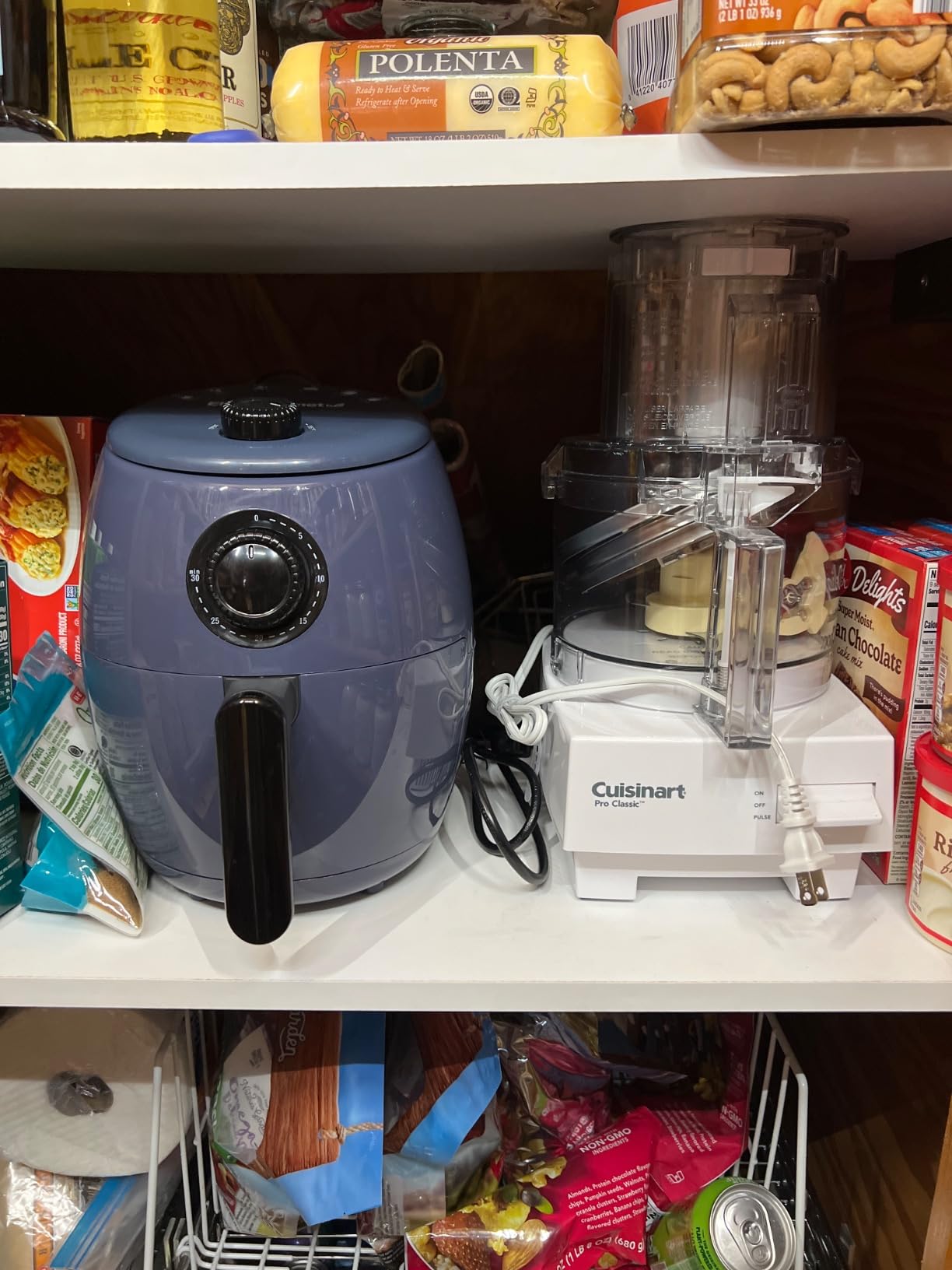 Elite Gourmet 2.1Qt Personal Air Fryer, 1000W, Oil-Less, Compact Design | Timer, Temp Control, Space-Saving, EAF-0201 customer photo 2