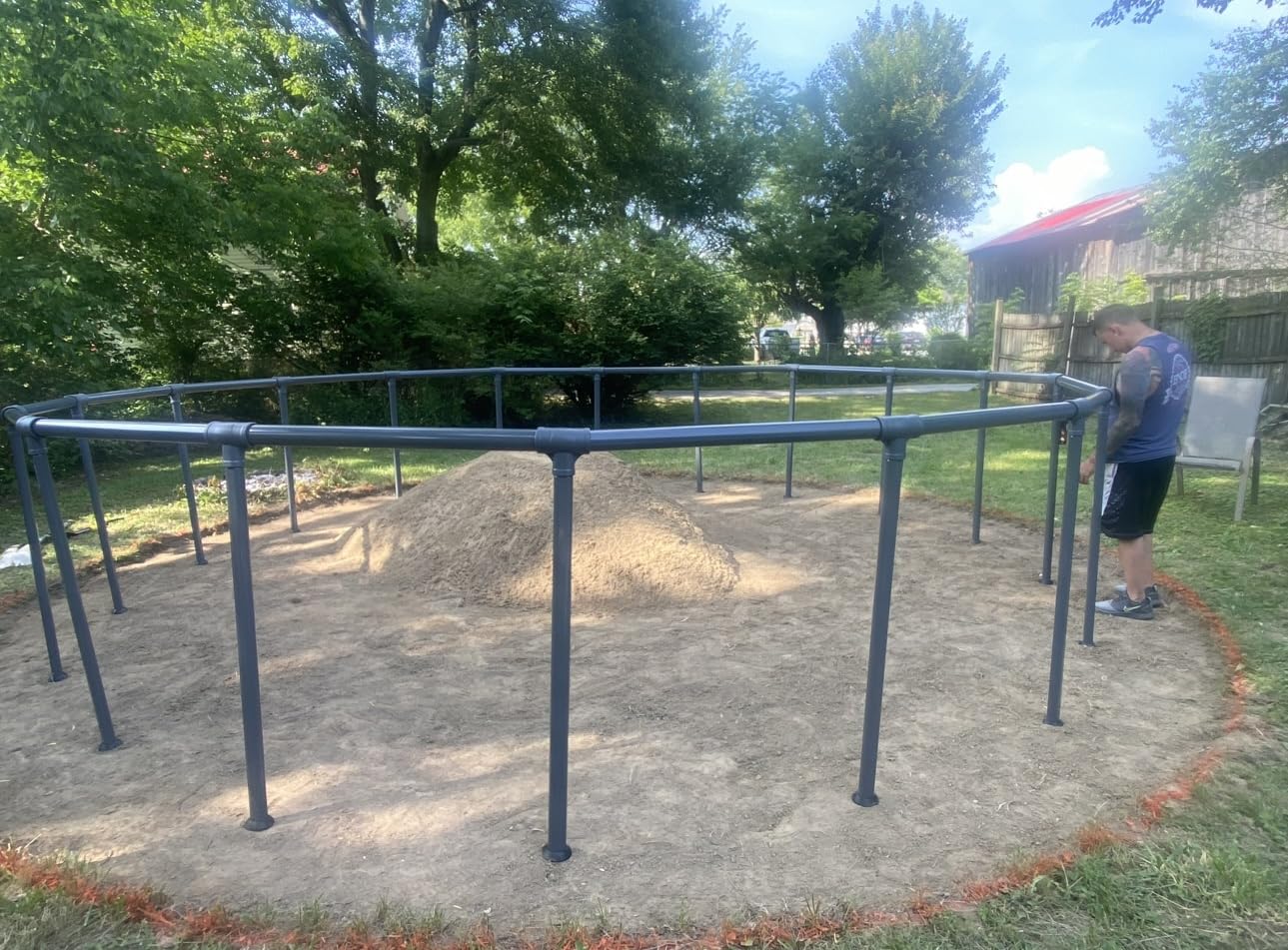 INTEX Greywood Prism Frame 15ft x 48in Round Above Ground Pool Set w/Pump, 26741EH customer photo 2