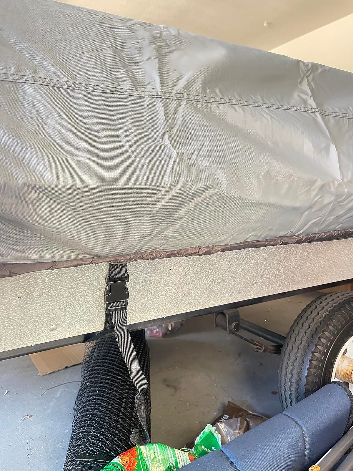 Explore Land Waterproof 600D Heavy Duty Pedal Boat Cover, Blue | UV-Resistant, All Weather Protection, Fits for 3 or 5 Person Paddle Boat customer photo 1