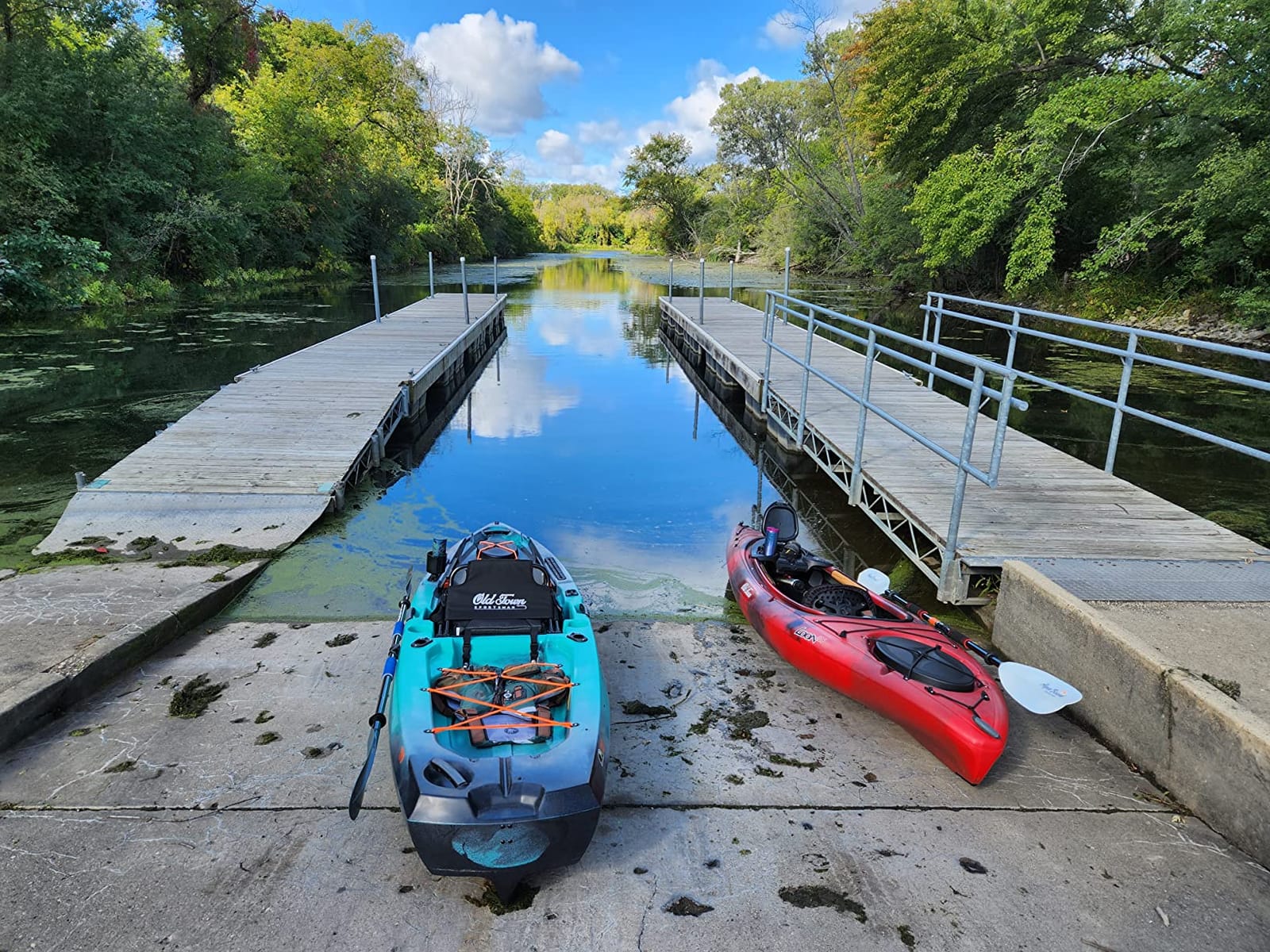 The Catch Kayak Paddle|Adjustable Fiberglass Shaft with Nylon Blades|Lightweight, Adjustable| Perfect for Kayak Fishing, 98.5 inch (250cm) - Arctic Blue - PS1973-00 customer photo 1