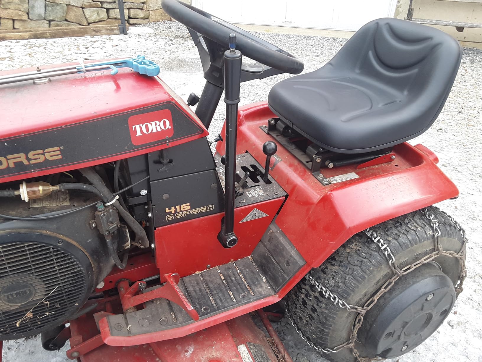 Riding Lawn Mower Garden Tractor Deluxe Seat for Variety of Brands (LMS2002) (Black) customer photo 1