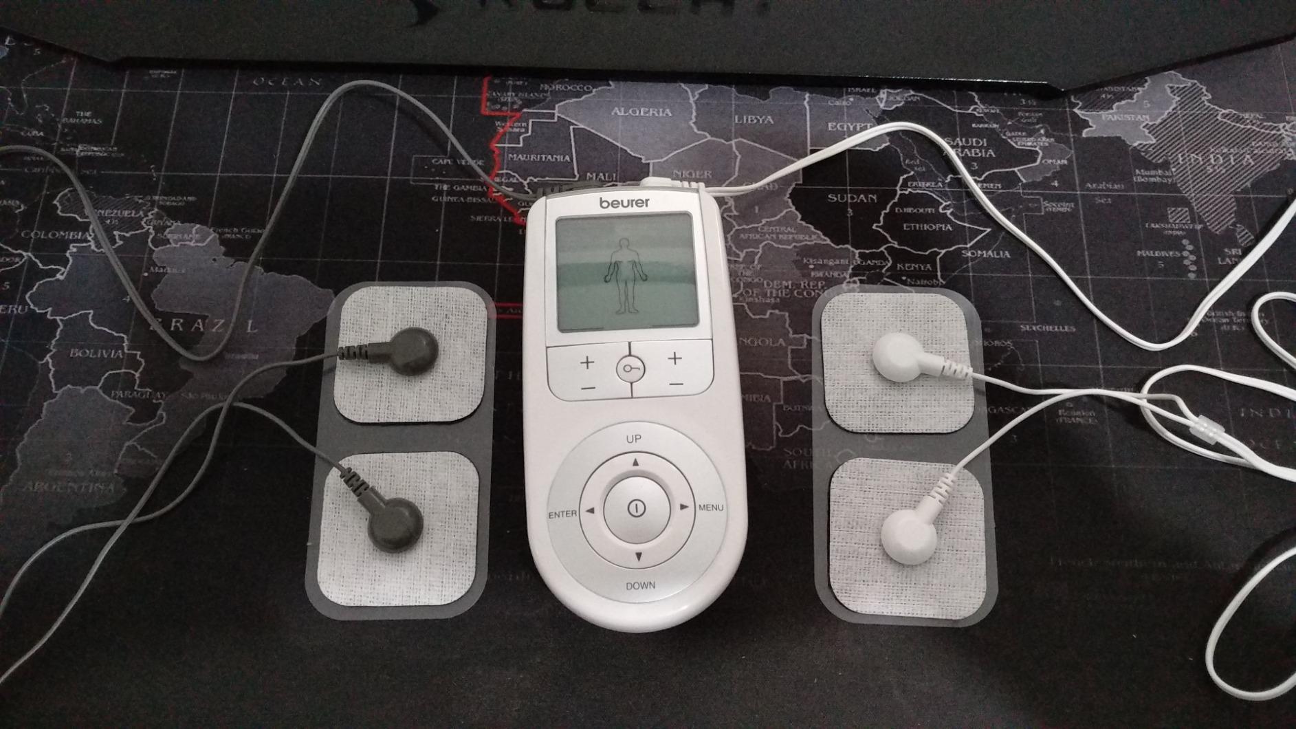 Beurer EM59 Digital 3-in-1 TENS Unit, EMS & Heat Therapy for Pain Relief & Relaxation, Muscle Stimulator with 2 Adjustable Channels, 64 Applications, Timer Function customer photo 2