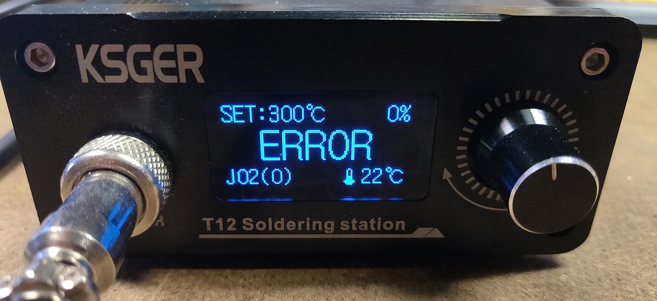 KSGER T12 Soldering Station DIY STM32 V3.1S OLED Temperature Controller Electronic Welding Iron Tips Handle Aluminum Alloy Case Power Equipments 110V T12 Iron Tips K C1 JL02 customer photo 1
